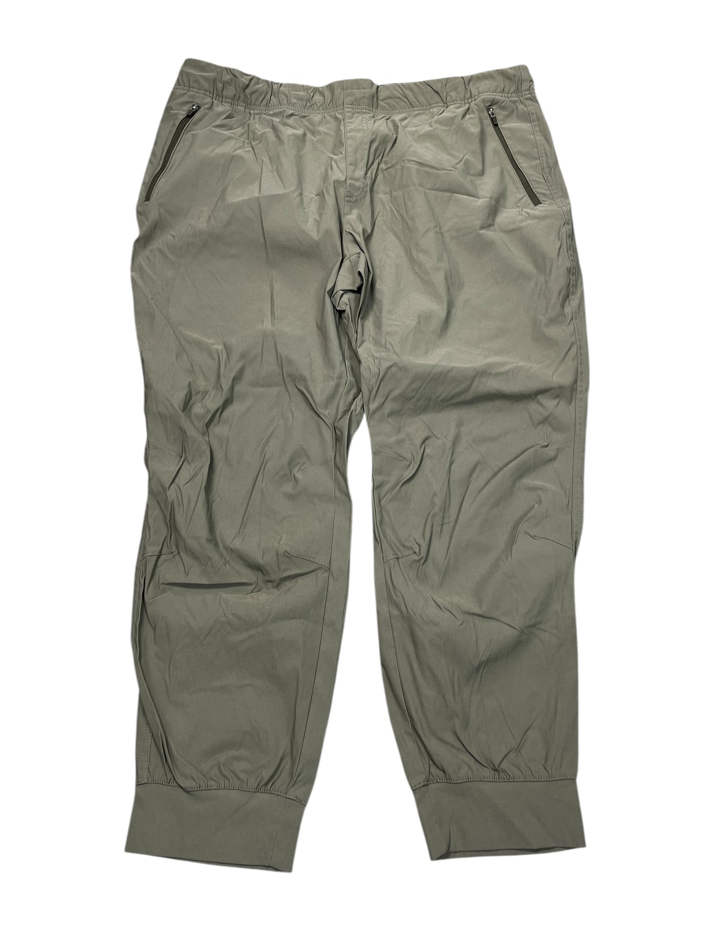 Athletic Pants By Eddie Bauer In Green, Size:2X