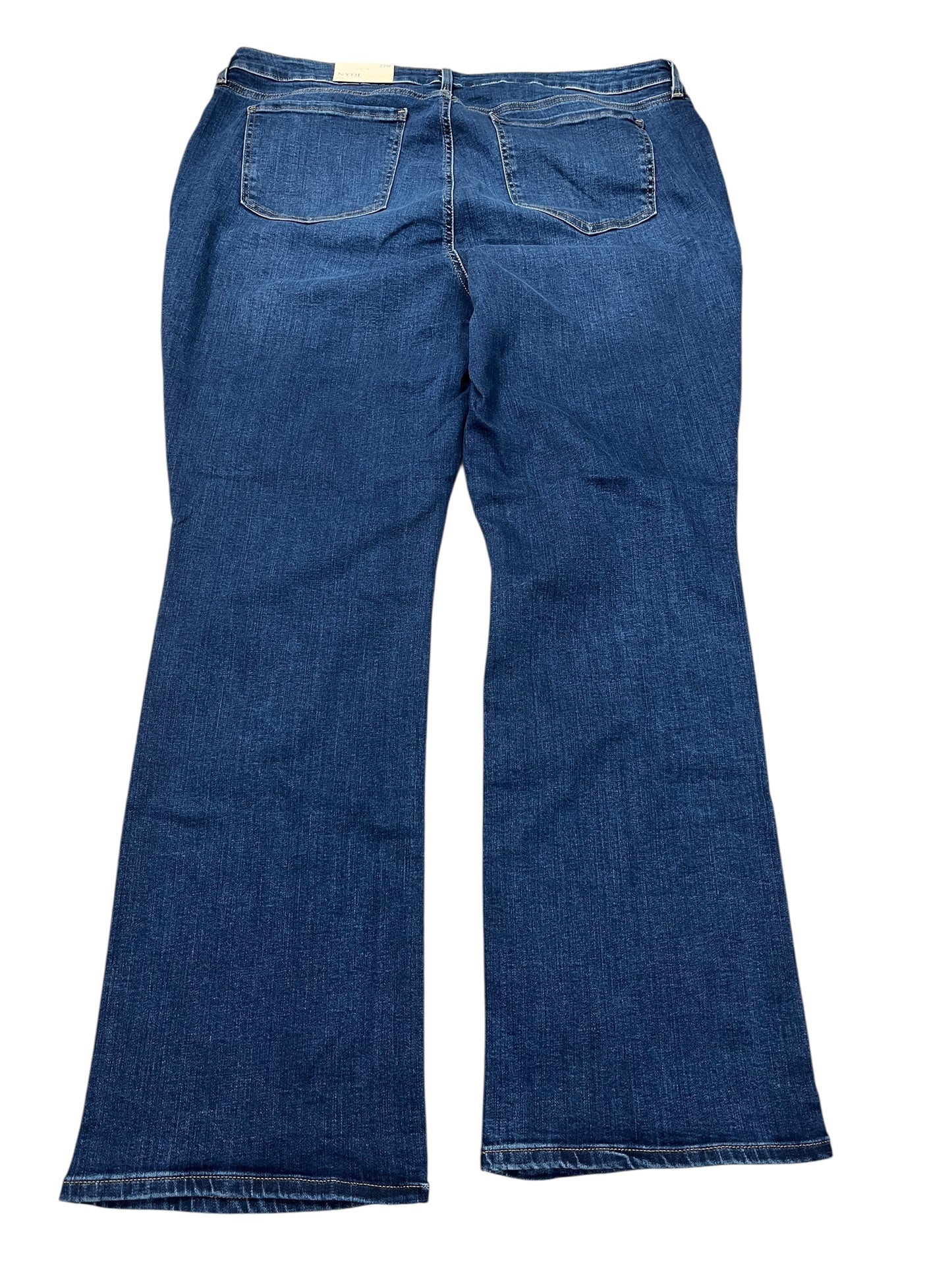 Jeans Boot Cut By Not Your Daughters Jeans In Blue Denim, Size:22
