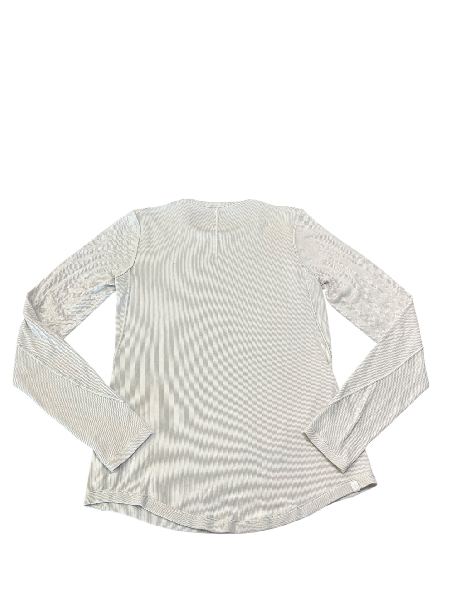Athletic Top Ls Crewneck By Lululemon In Tan, Size:S