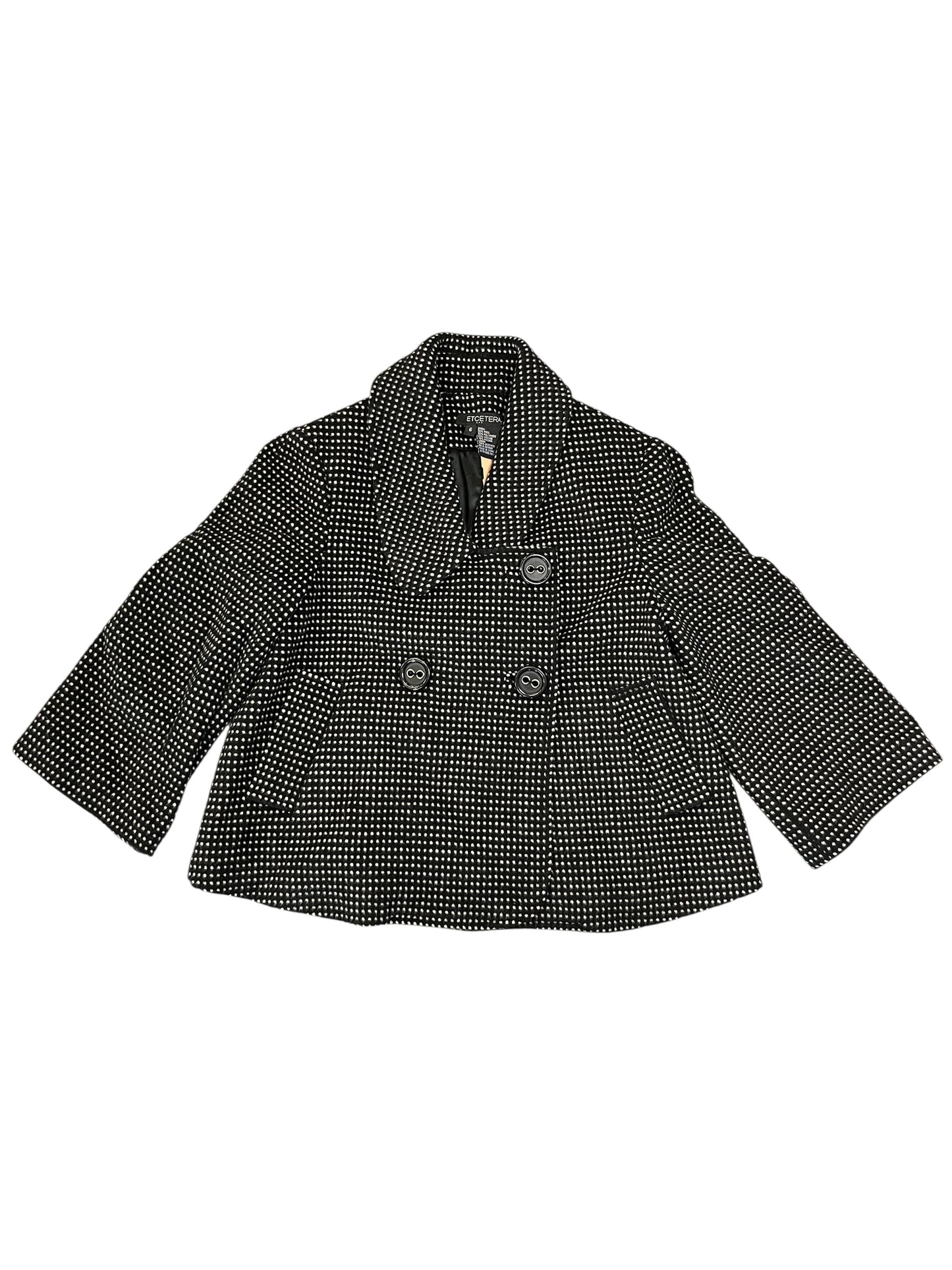 Coat Wool By Etcetra In Black, Size:S