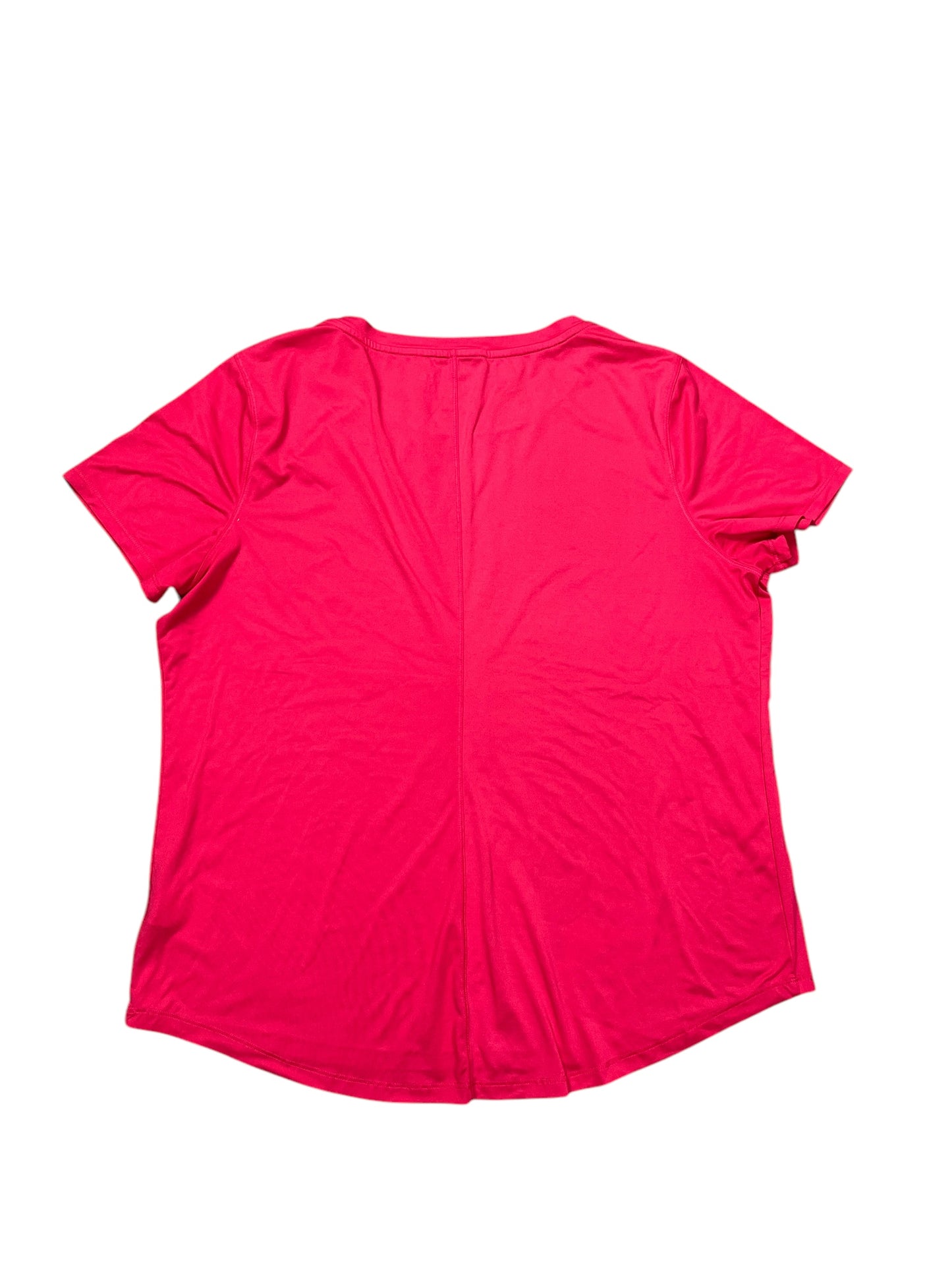 Athletic Top Ss By Dsg Outerwear In Pink, Size:Xl