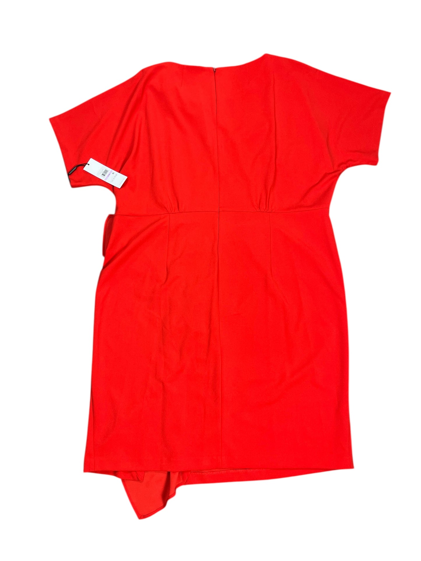 Dress Work By Calvin Klein In Orange, Size:2X