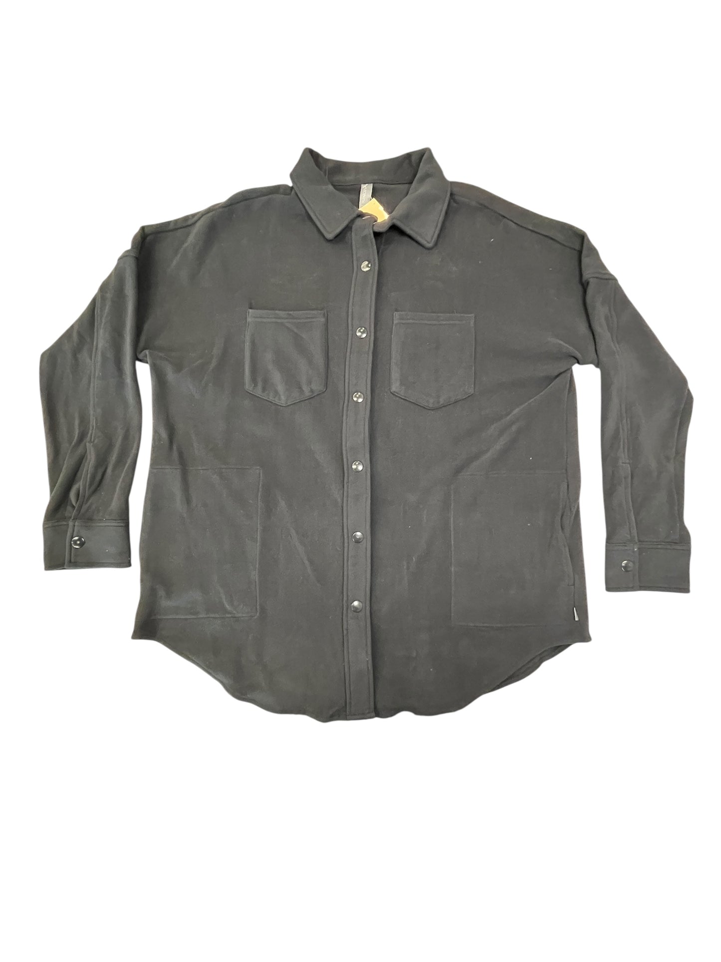 Jacket Shirt By Mondetta In Black, Size:L