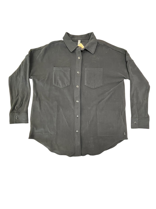 Jacket Shirt By Mondetta In Black, Size:L