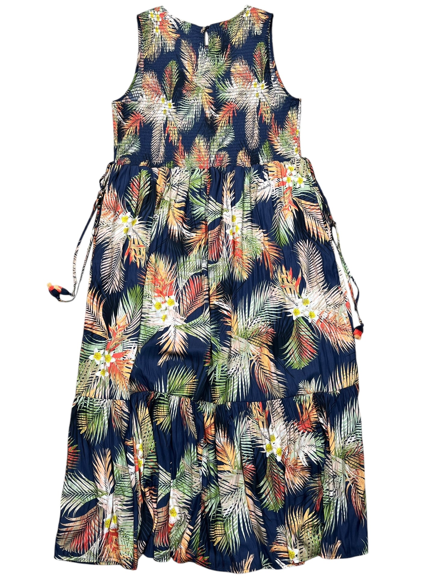 Dress Casual Maxi By Terra & Sky In Tropical Print, Size:3
