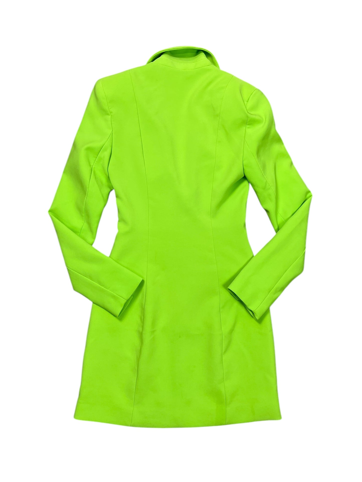 Dress Casual Short By Zara In Green, Size:Xs