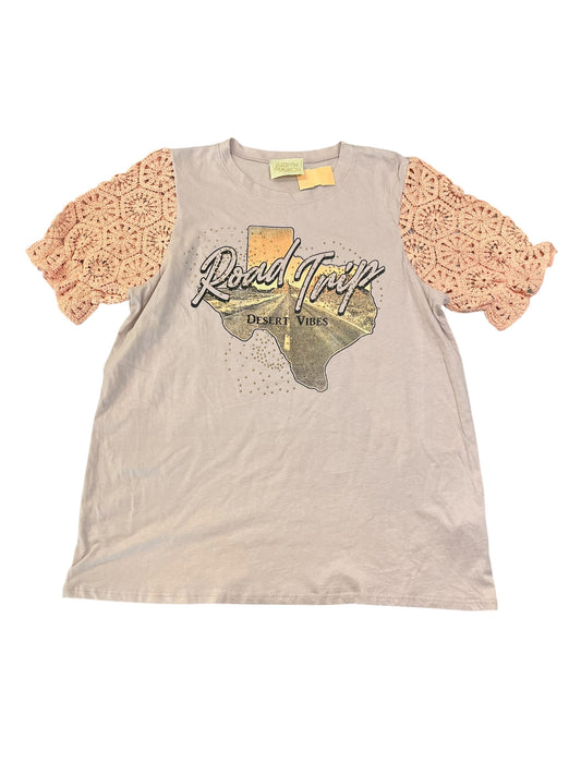 Top Ss By Judith March In Pink, Size:L