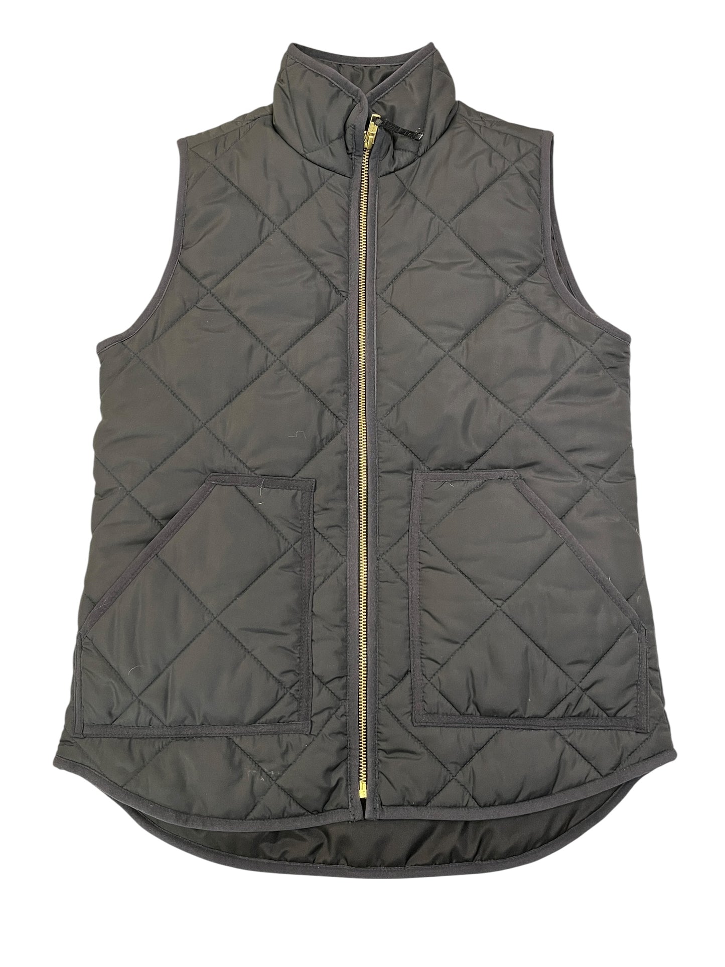 Vest Puffer & Quilted By J. Crew In Yellow, Size:xxs