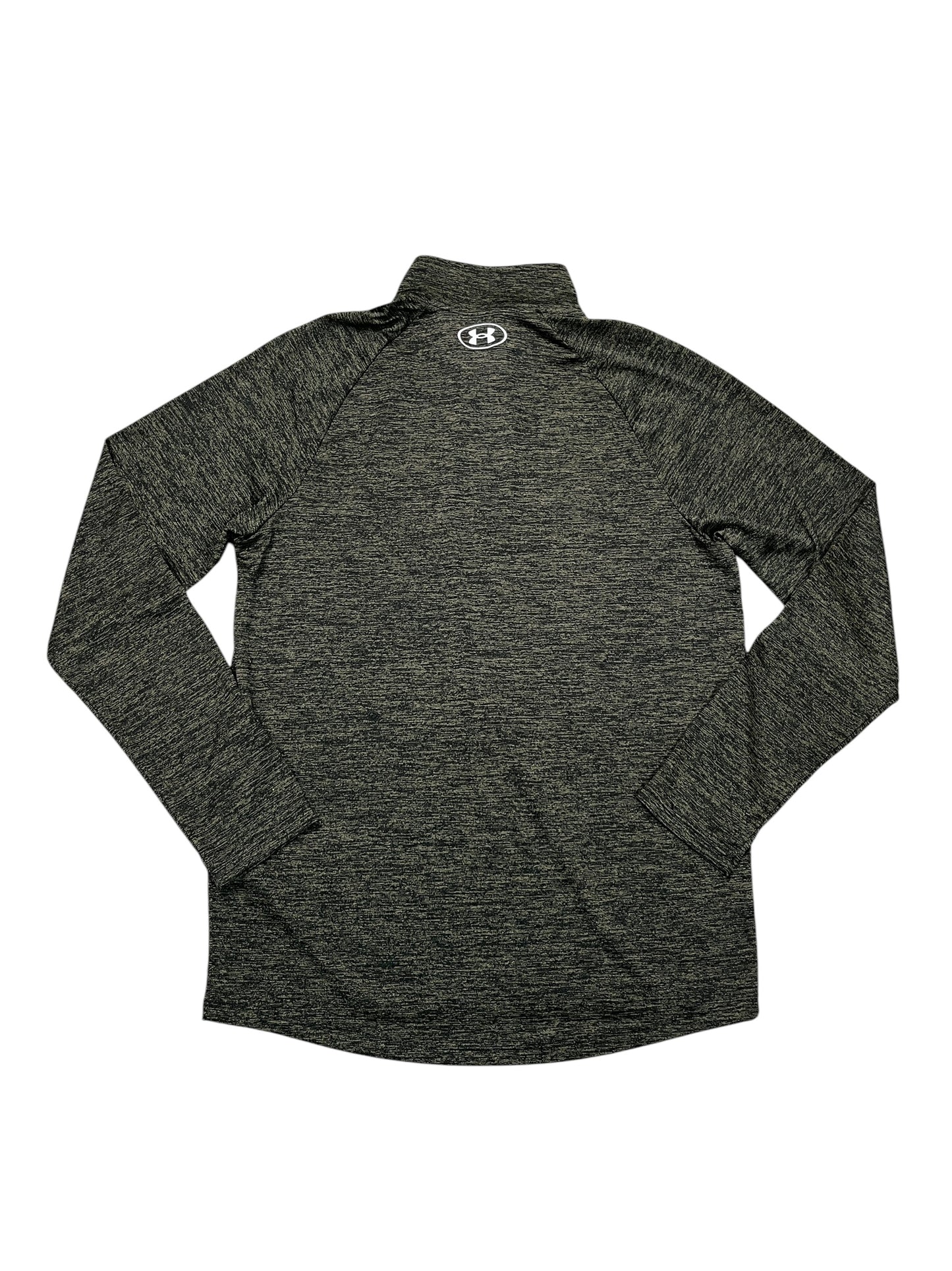 Athletic Top Ls Collar By Under Armour In Green, Size:M