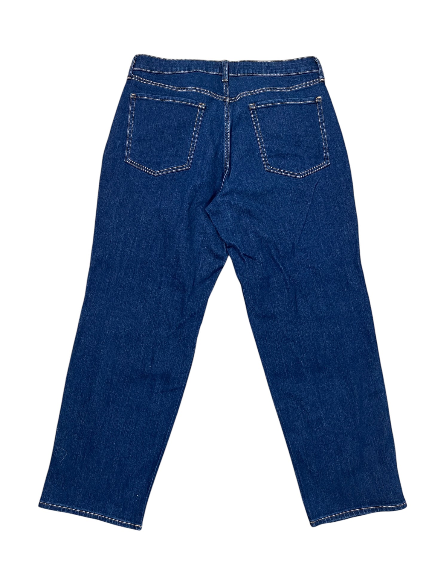 Jeans Wide Leg By Old Navy In Blue Denim, Size:14