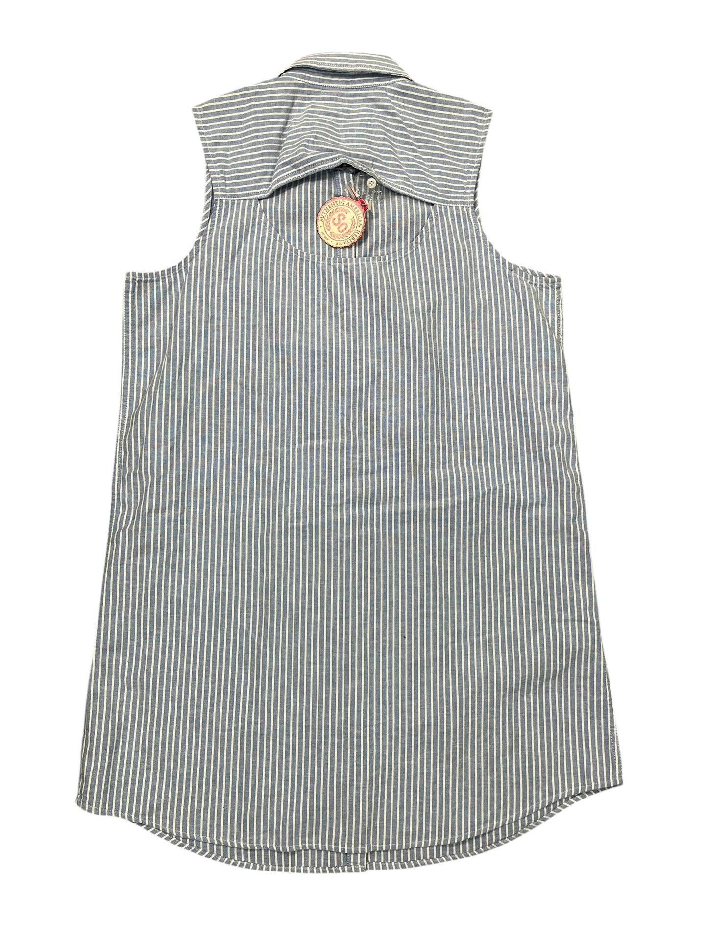 Dress Casual Short By So In Blue & White, Size:Xl