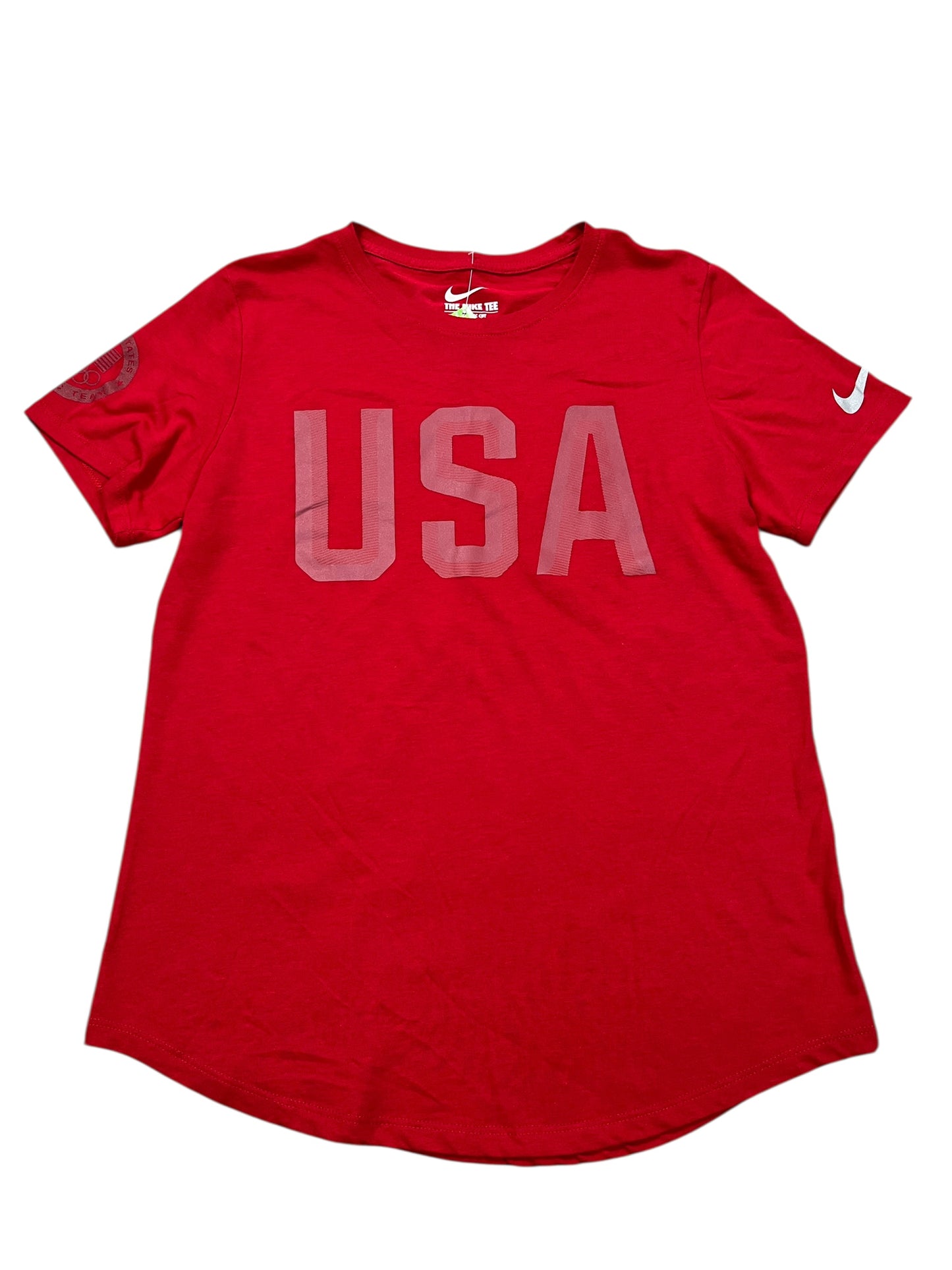 Top Ss By Nike Apparel In Red, Size:L