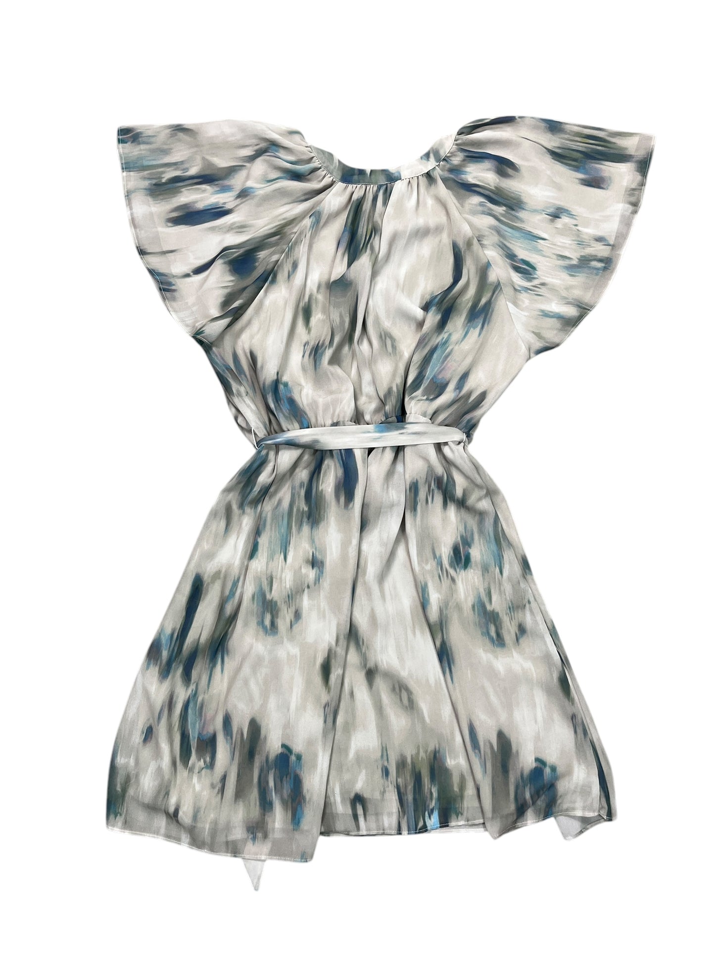 Dress Casual Midi By H&M In Taupe, Size:L