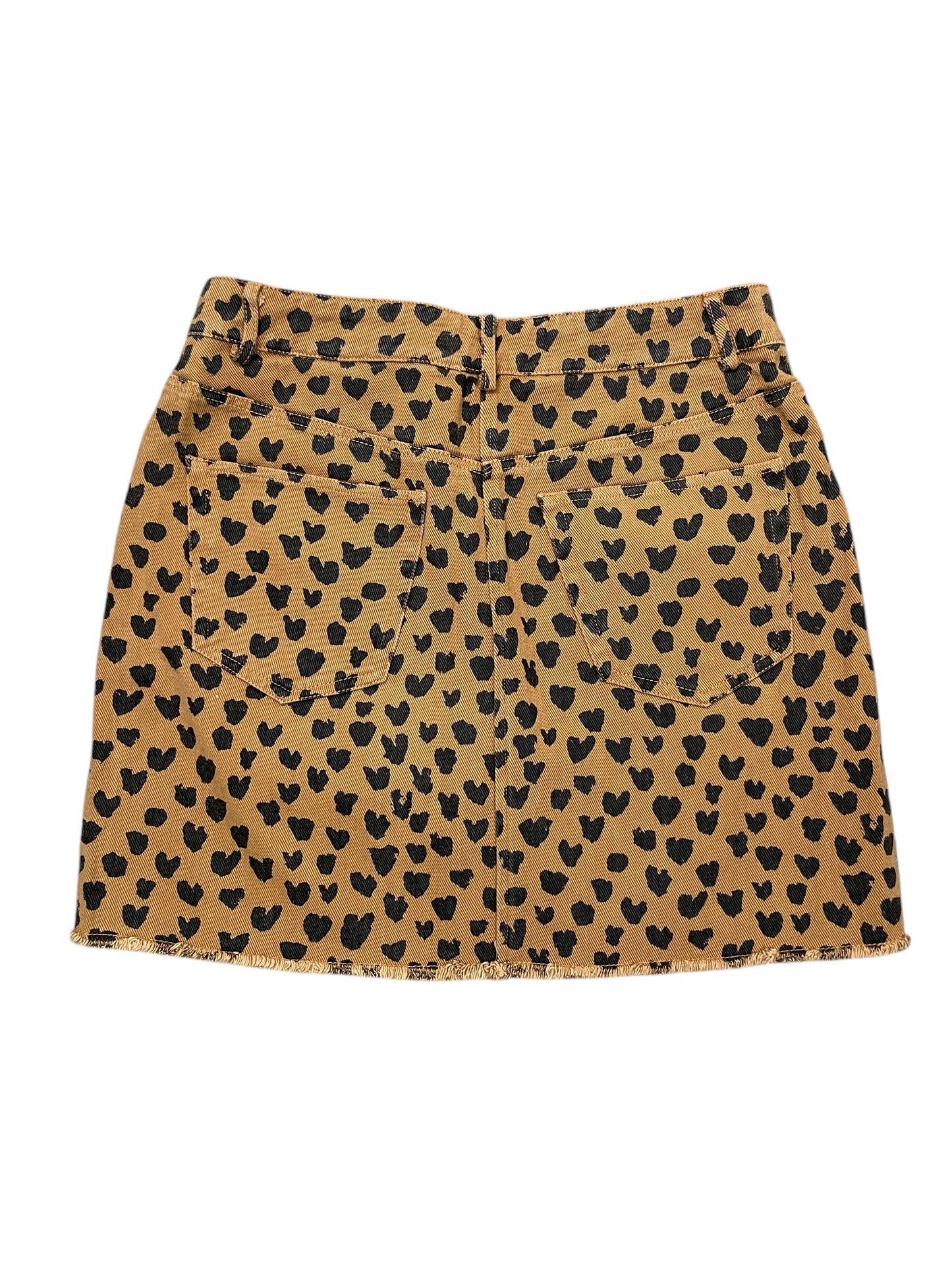 Skirt Mini & Short By Entro In Brown Denim, Size:L