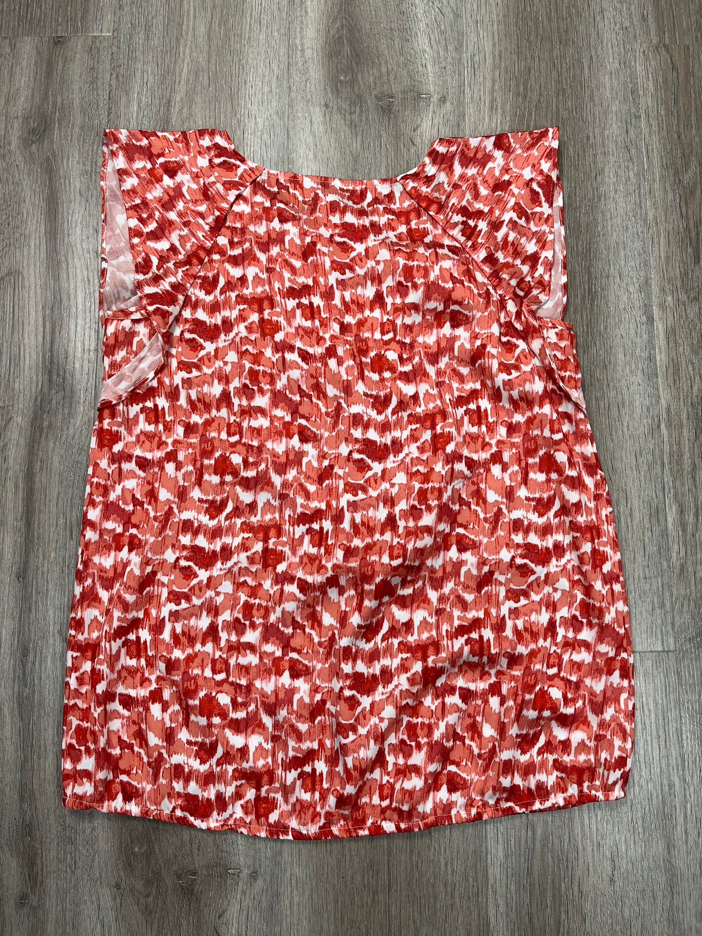 Top Sleeveless Basic By Loft In Orange, Size:S