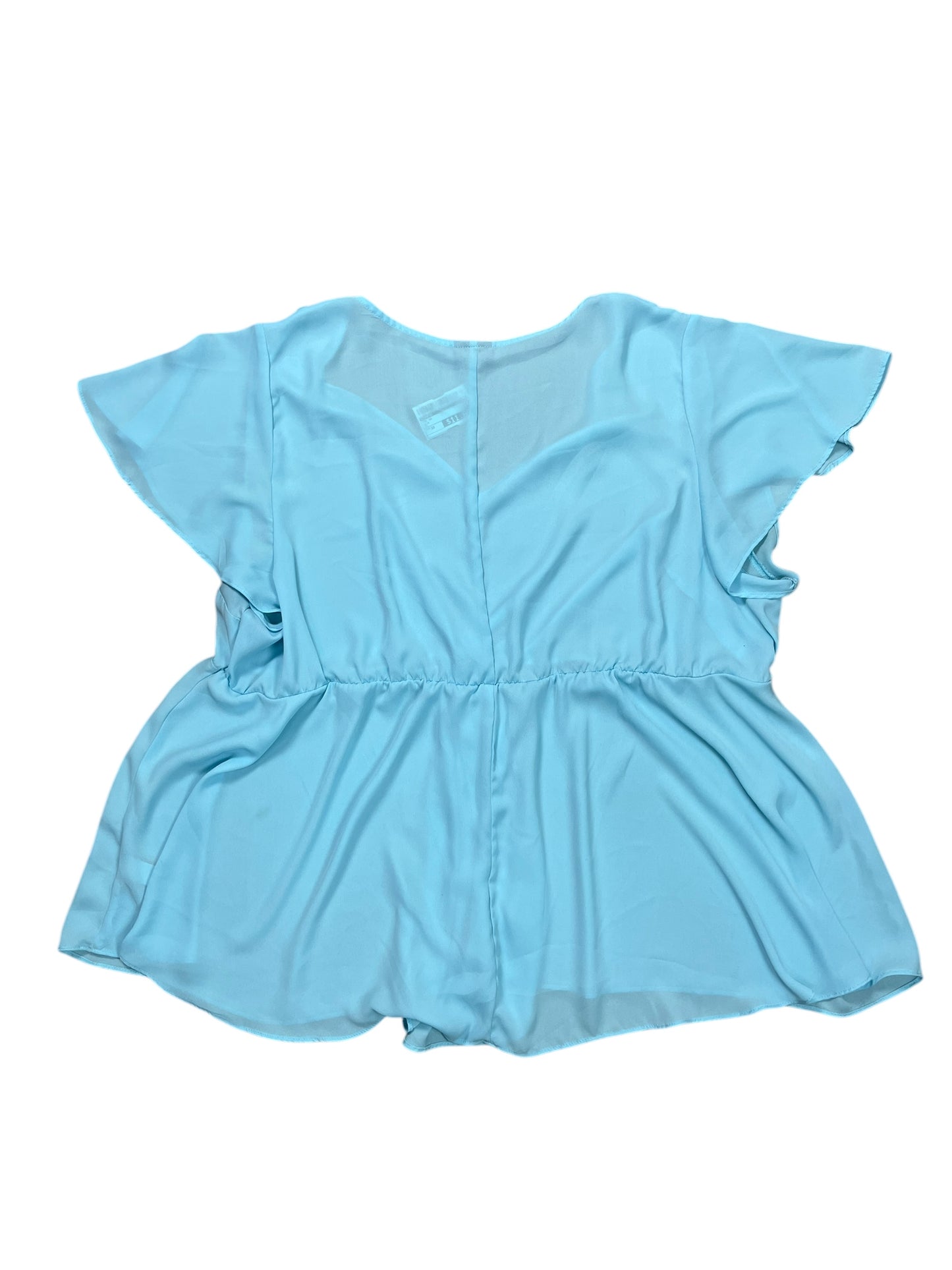 Top Ss By Torrid In Blue, Size:3X