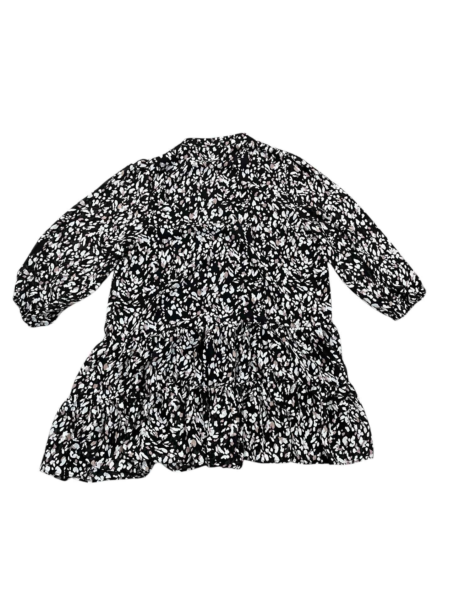 Blouse Ls By Melloday In Black, Size:M