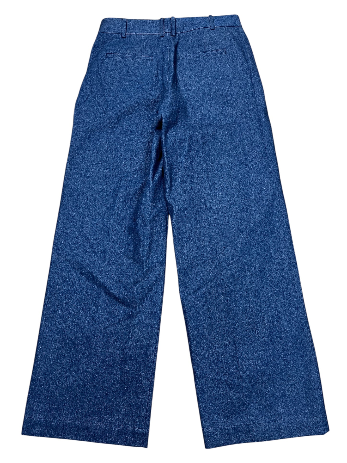 Pants Wide Leg By Vince In Blue, Size:M