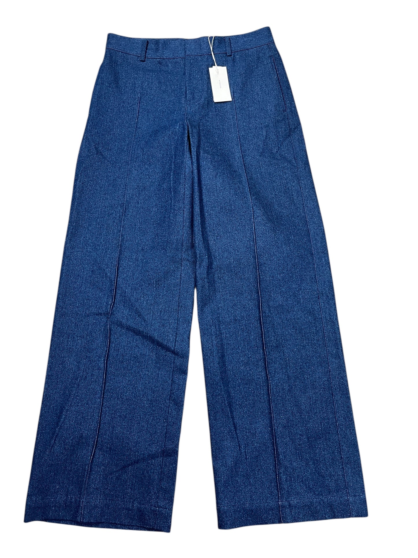 Pants Wide Leg By Vince In Blue, Size:M