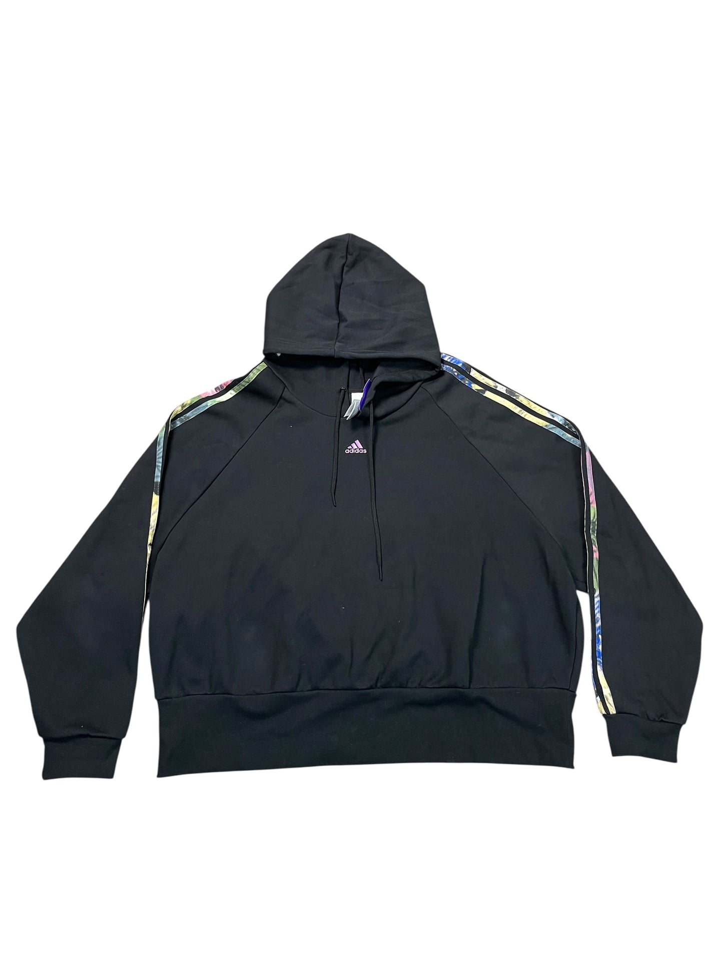 Sweatshirt Hoodie By Adidas In Black, Size:3X