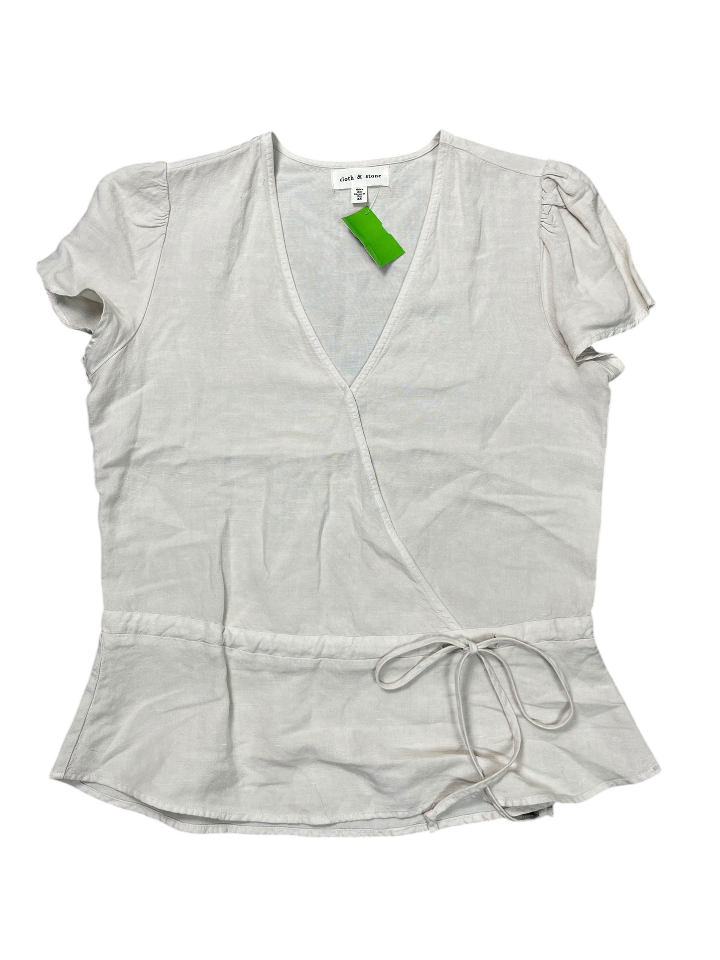 Top Ss By Cloth & Stone In Beige, Size:Xs