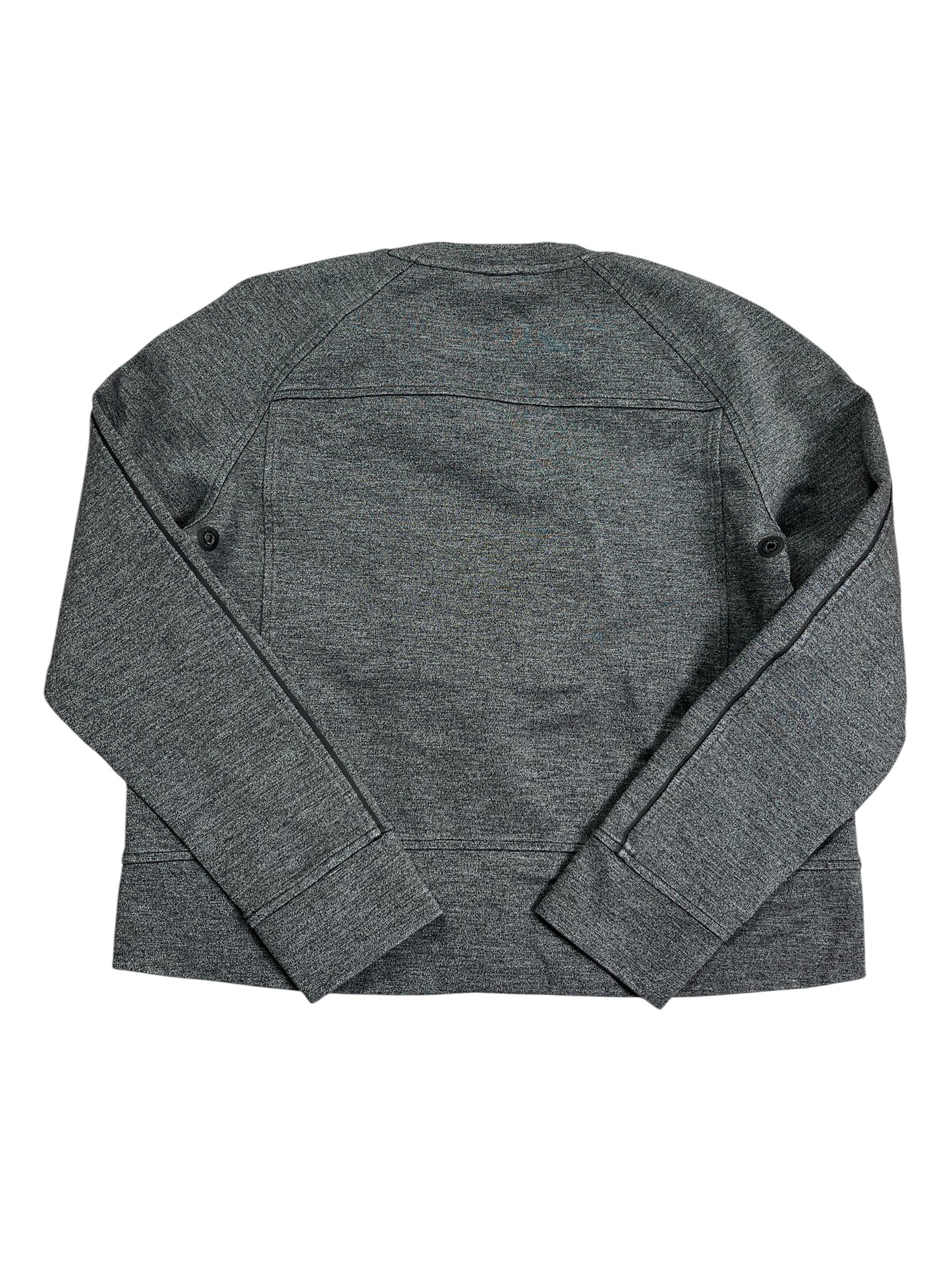 Athletic Top Ls Crewneck By Lululemon In Grey, Size:S