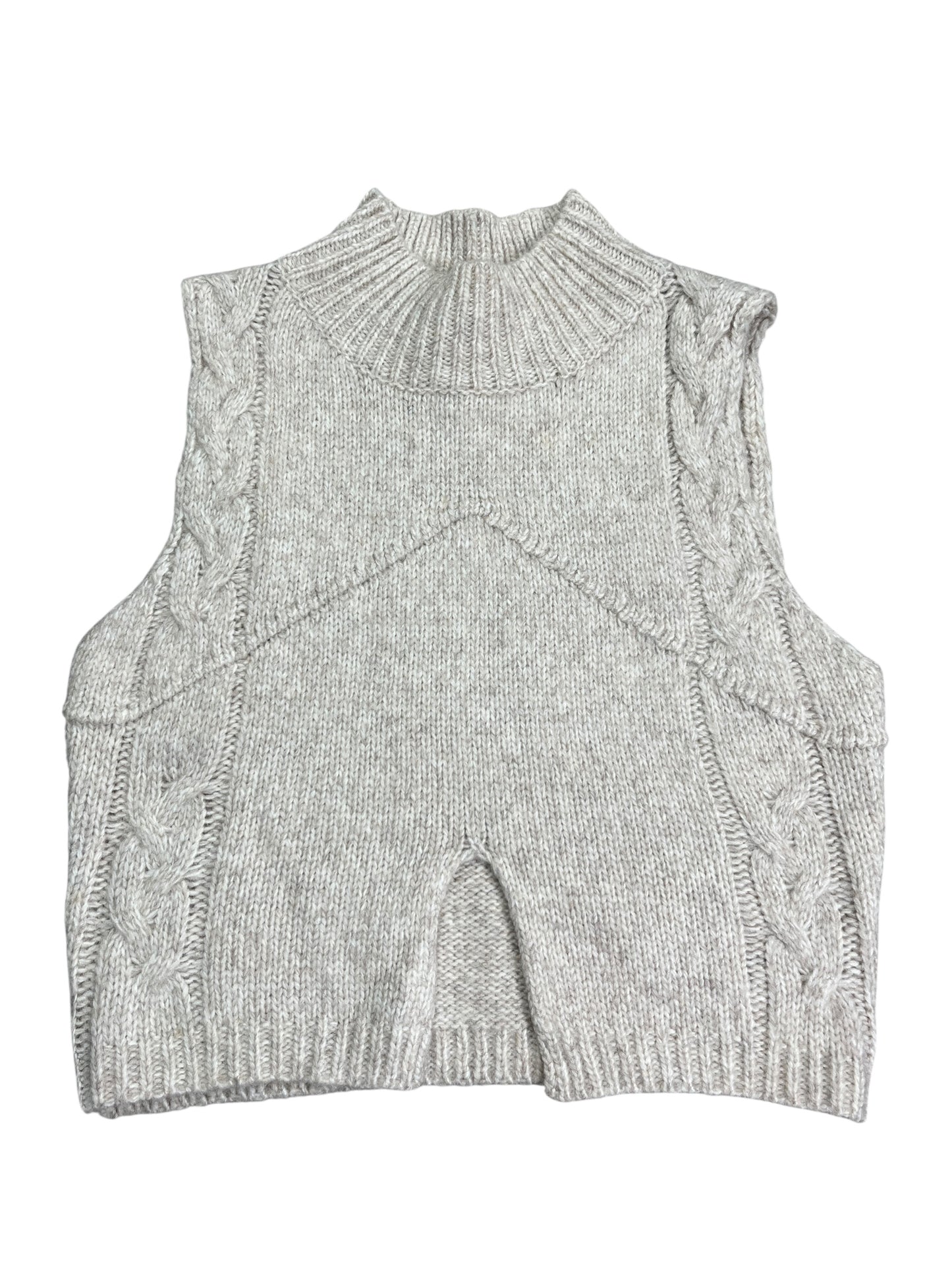 Vest Sweater By Le Lis In Cream, Size:M