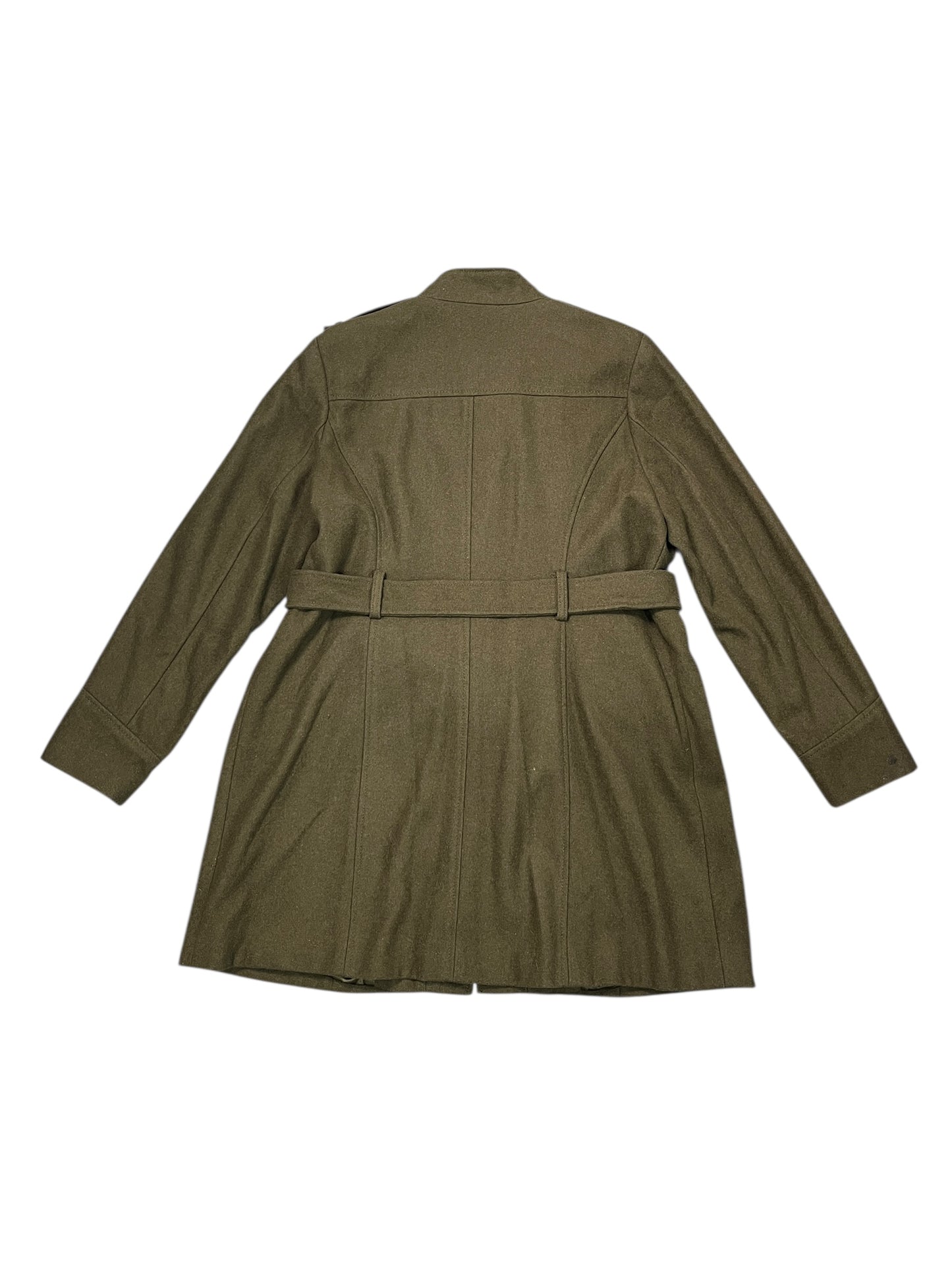 Coat Peacoat By Mossimo In Green, Size:Xxl