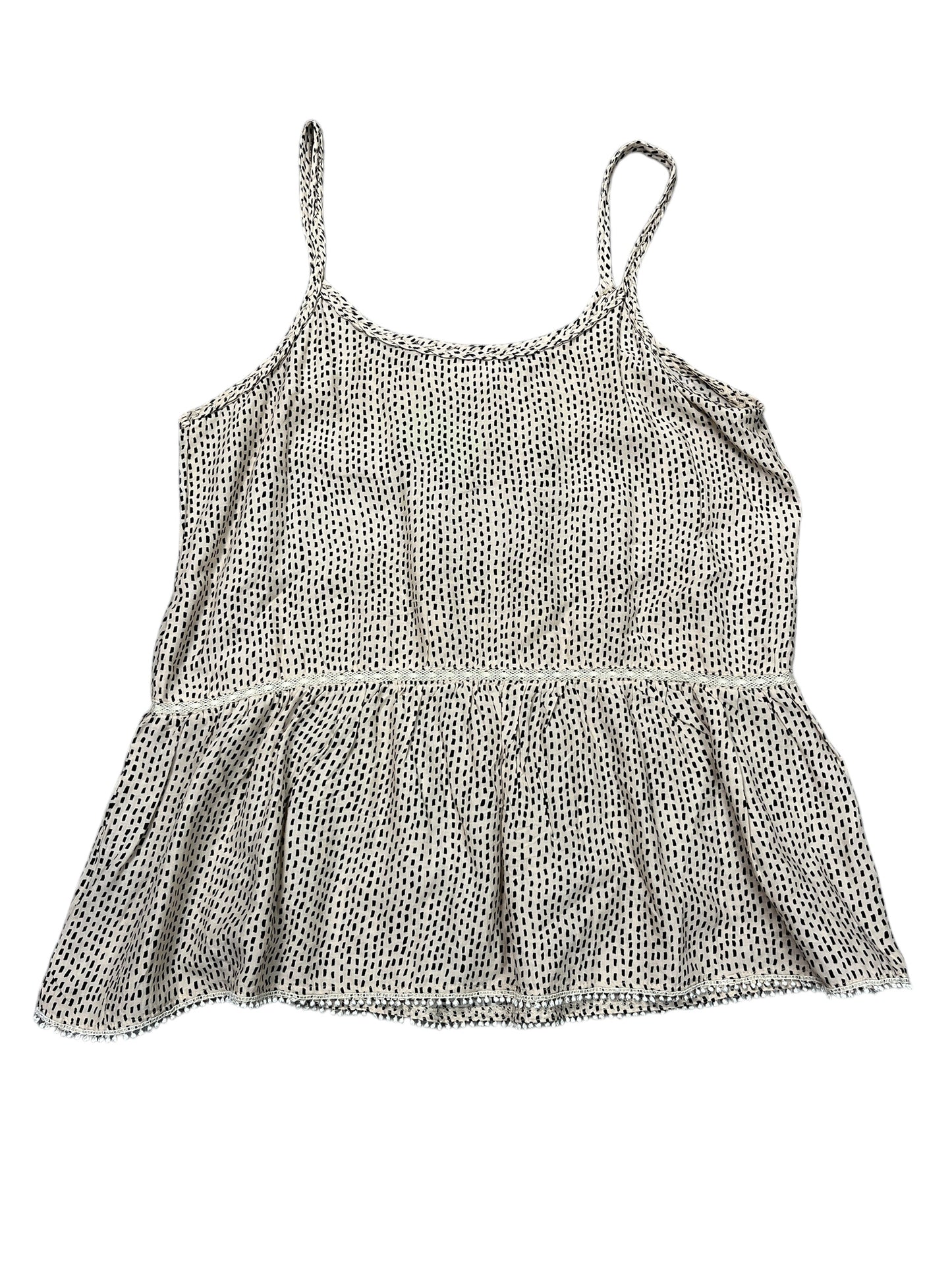 Top Sleeveless By Braeve In Tan, Size:S
