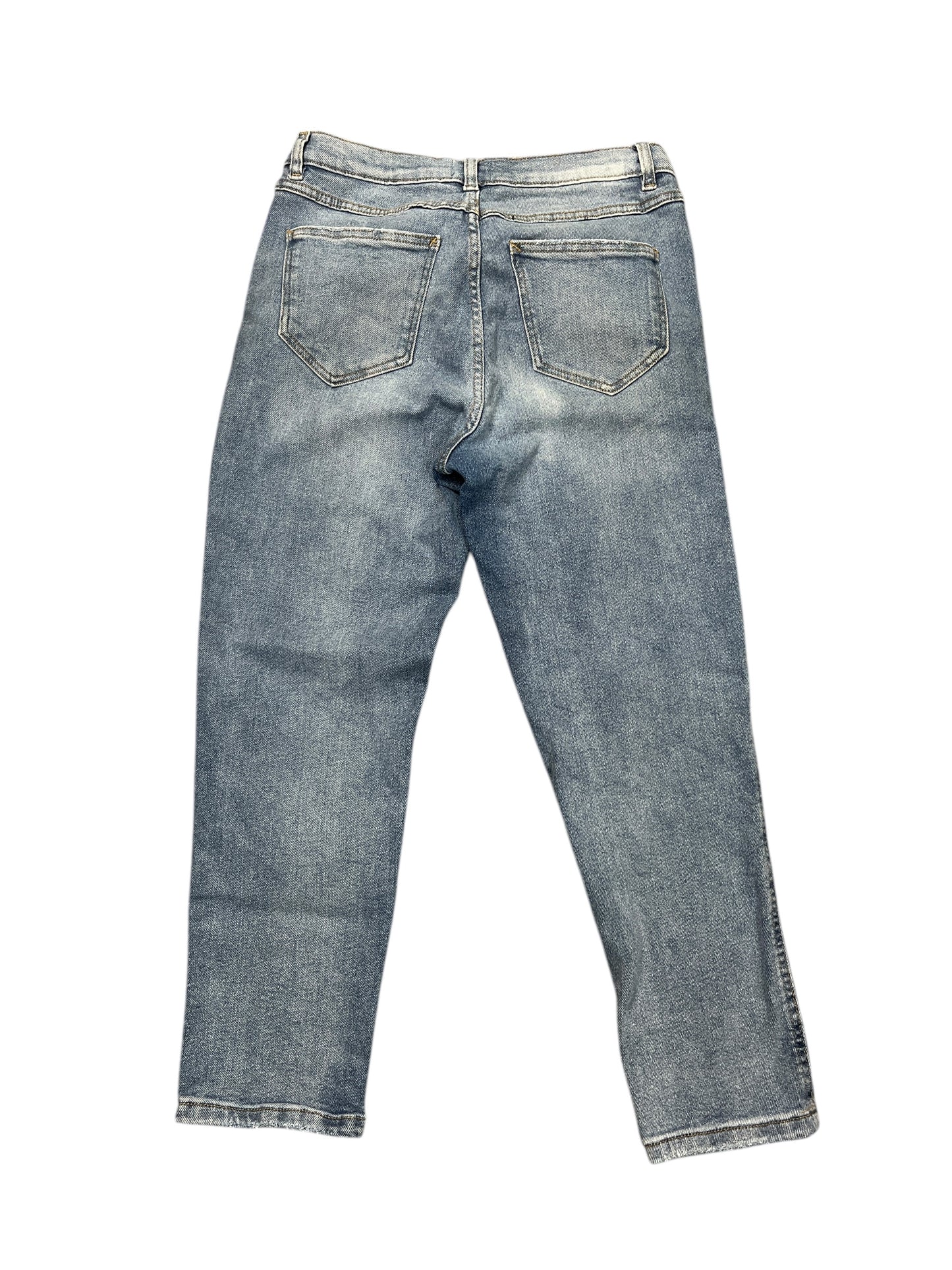 Jeans Straight By Kensie In Blue Denim, Size:10