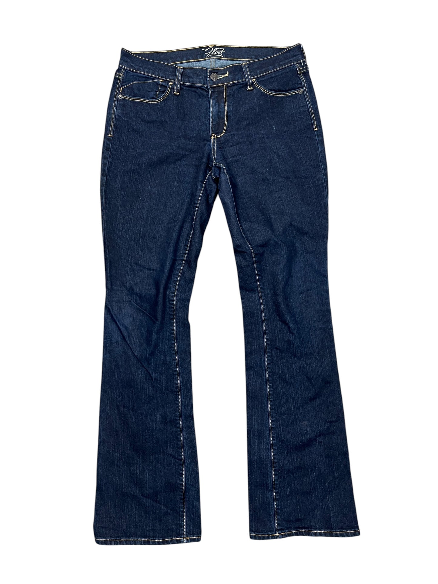 Jeans Flared By Old Navy In Blue Denim, Size:8L