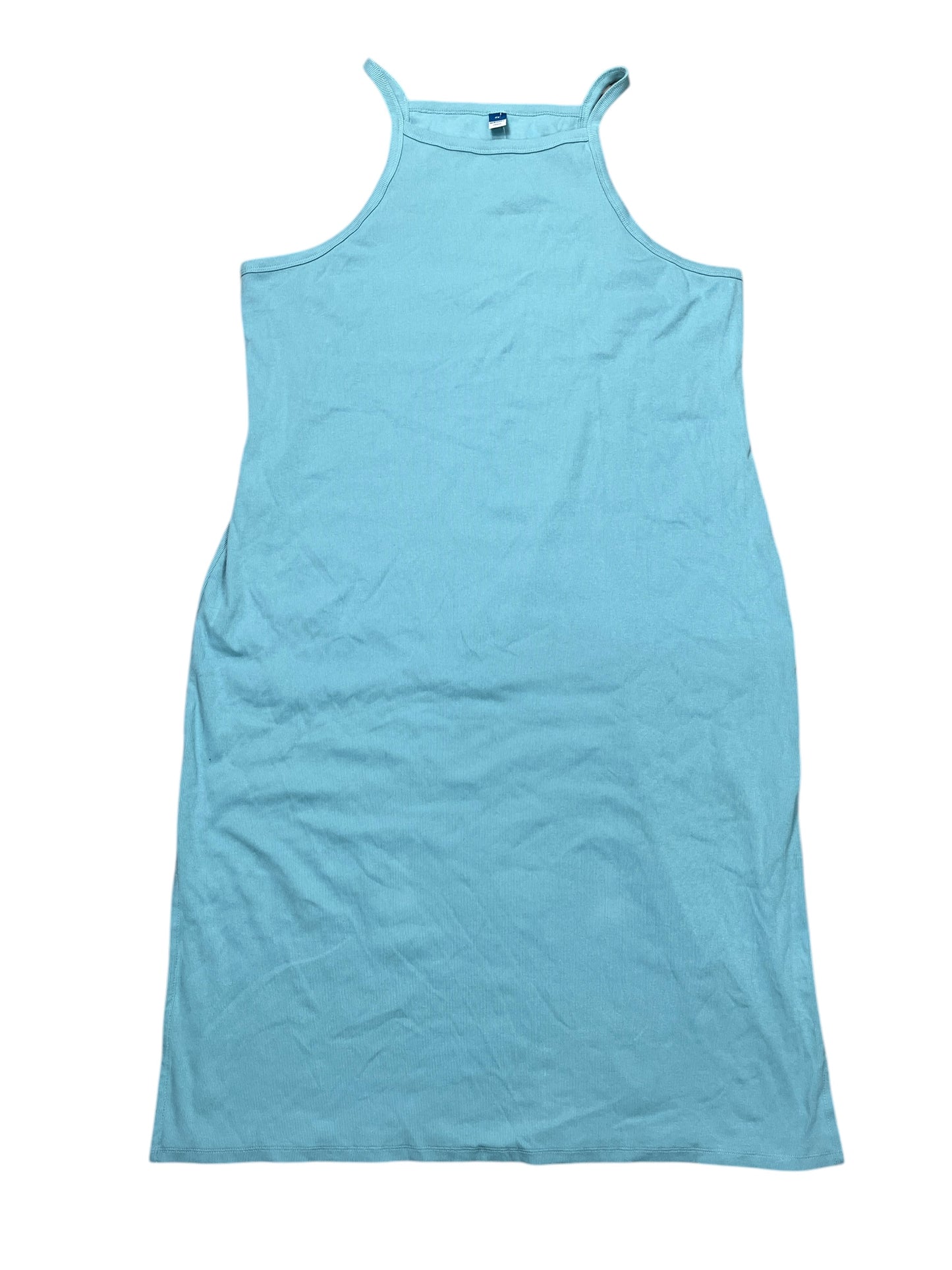 Dress Casual Midi By Old Navy In Blue, Size:4X