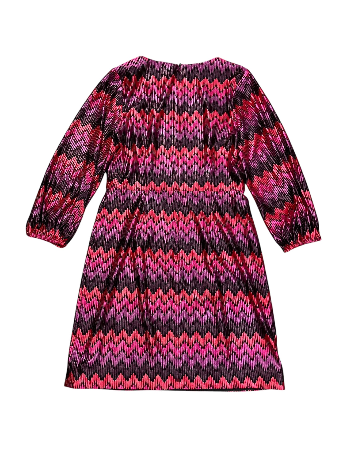 Dress Casual Short By Trina Turk In Pink & Purple, Size:M