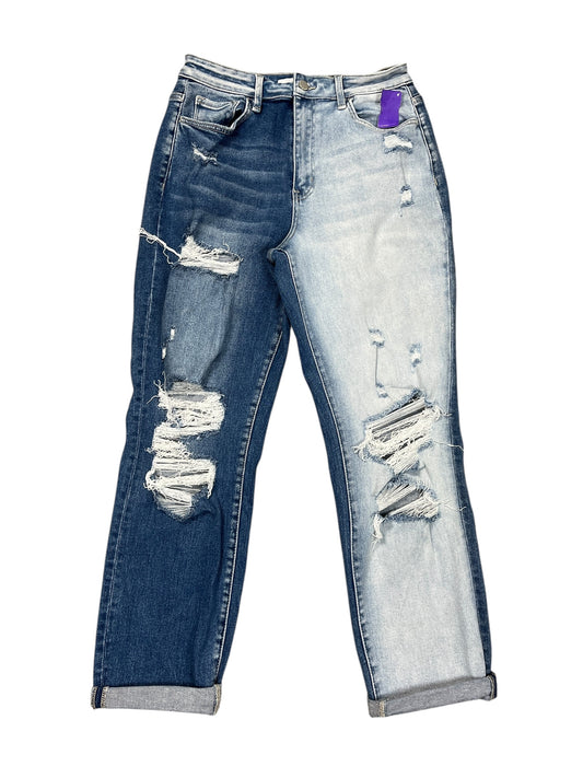 Jeans Boyfriend By Flying Monkey In Blue Denim, Size:8