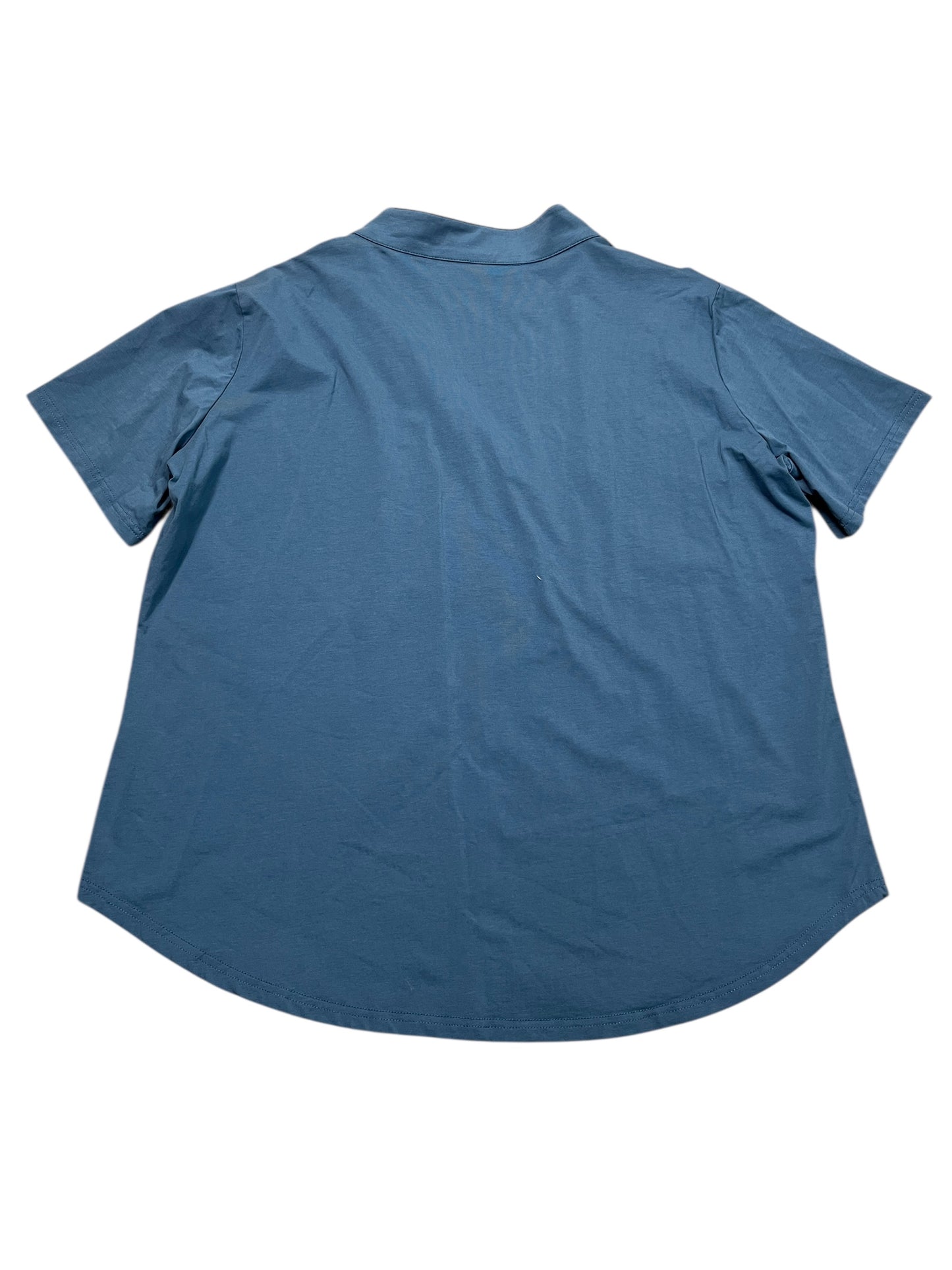 Top Ss By CEASIKERY In Blue, Size:2X