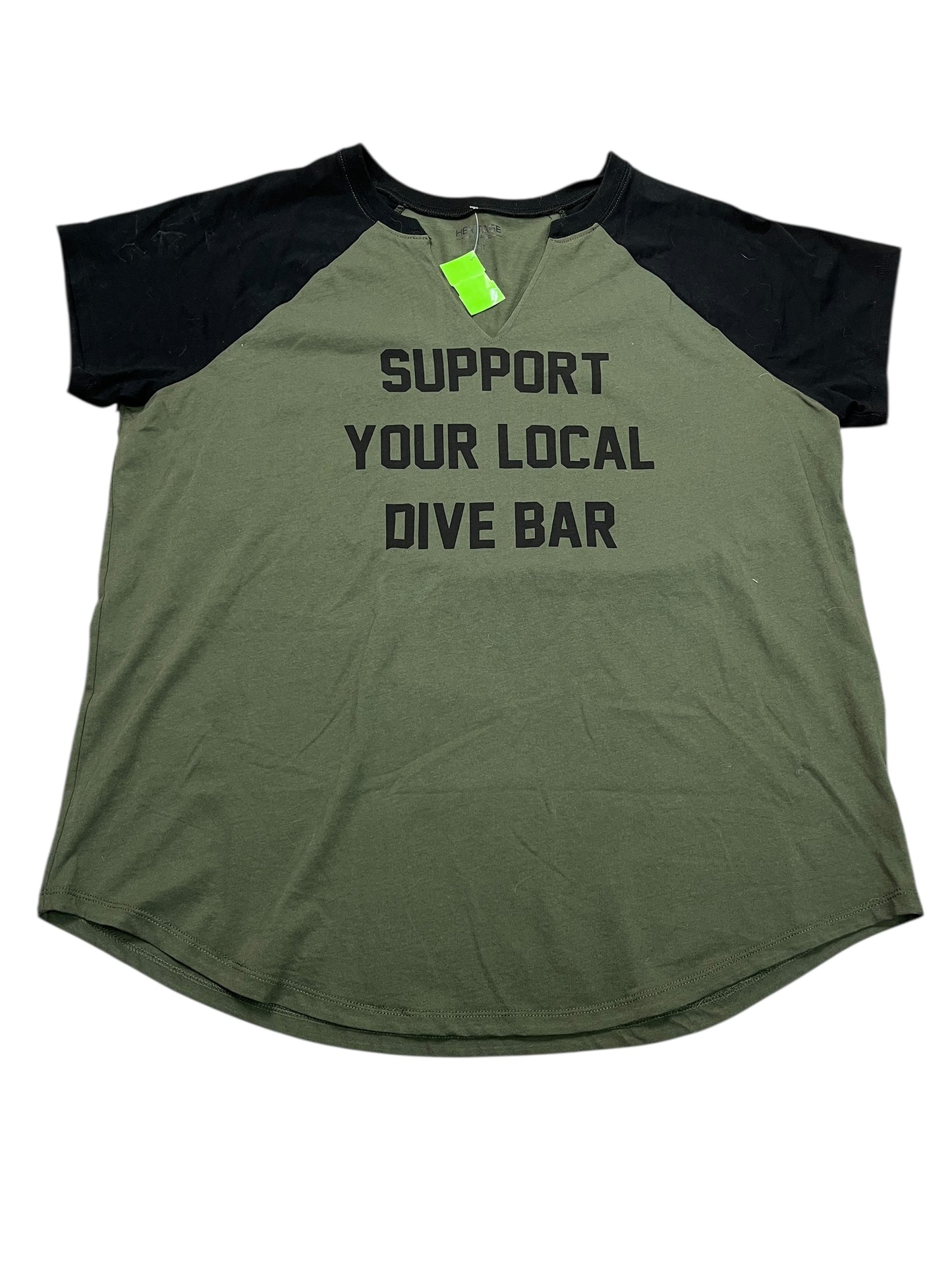 Top Ss By Torrid In Green, Size:1X