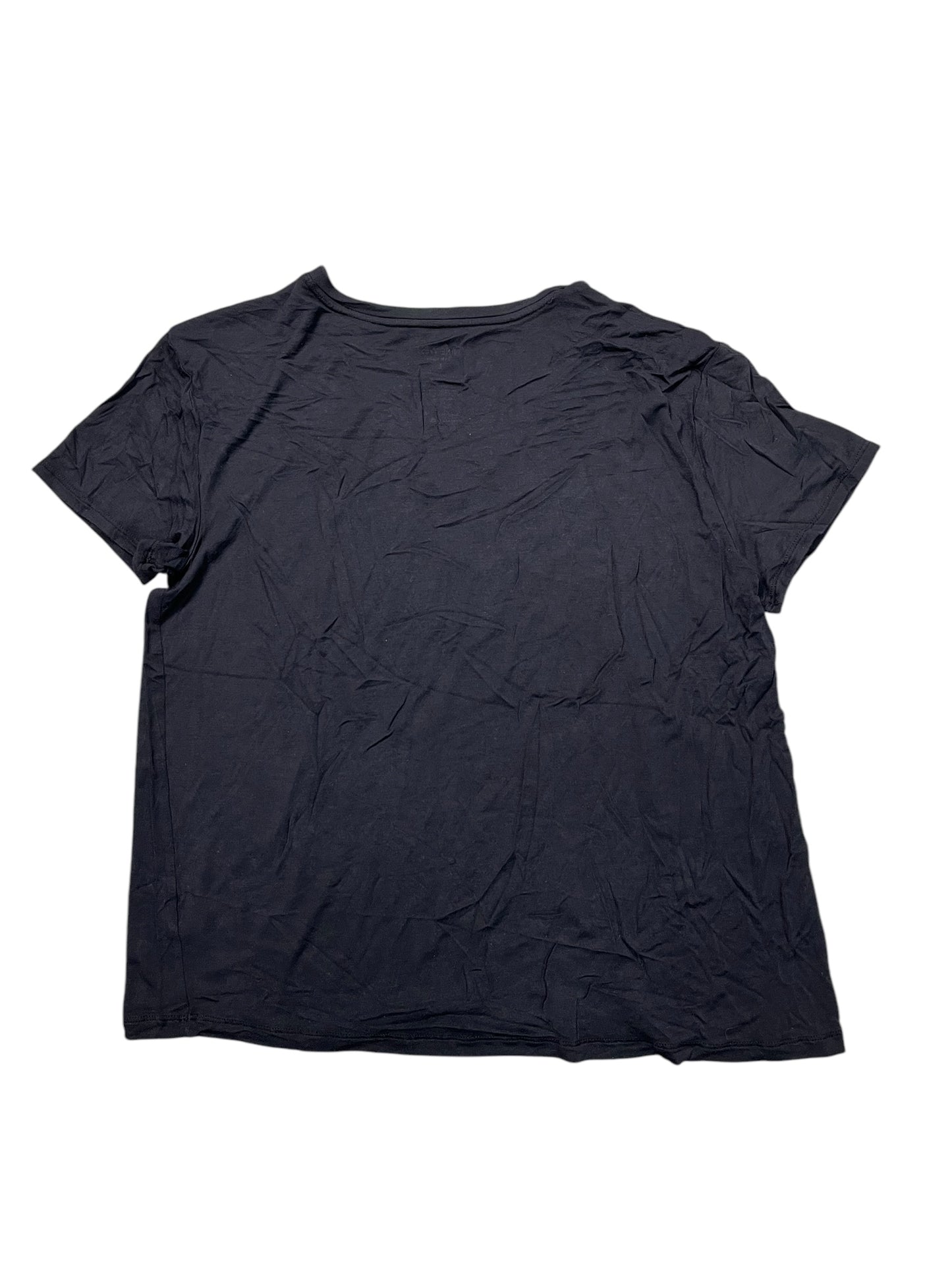 Top Ss Basic By Nine West Apparel In Black, Size:L