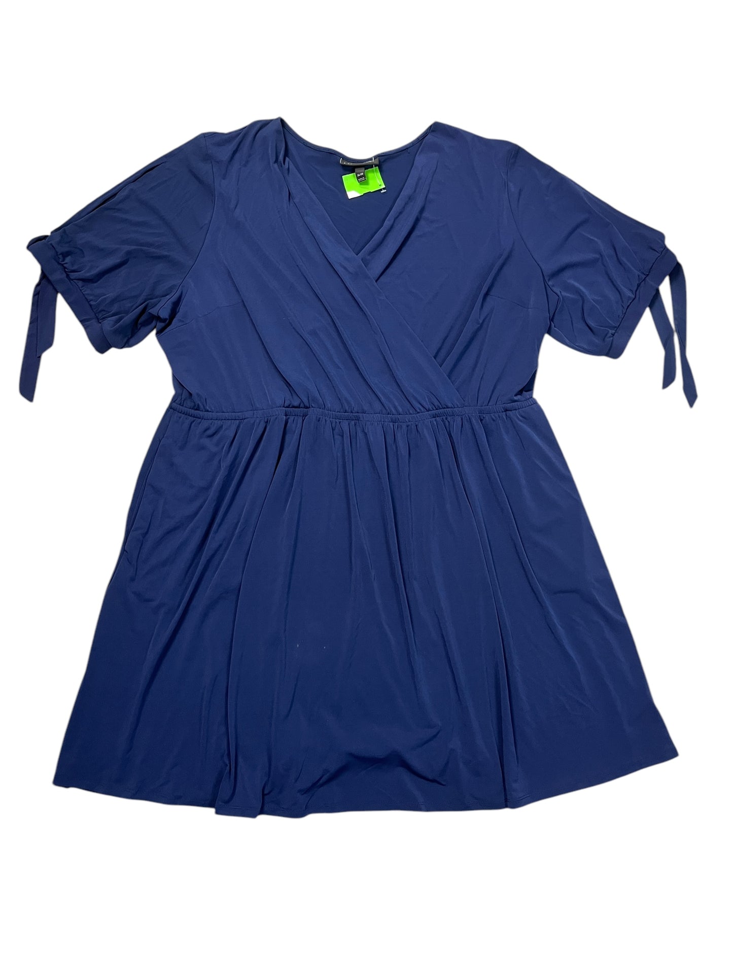 Dress Casual Short By Lane Bryant In Navy, Size:4X