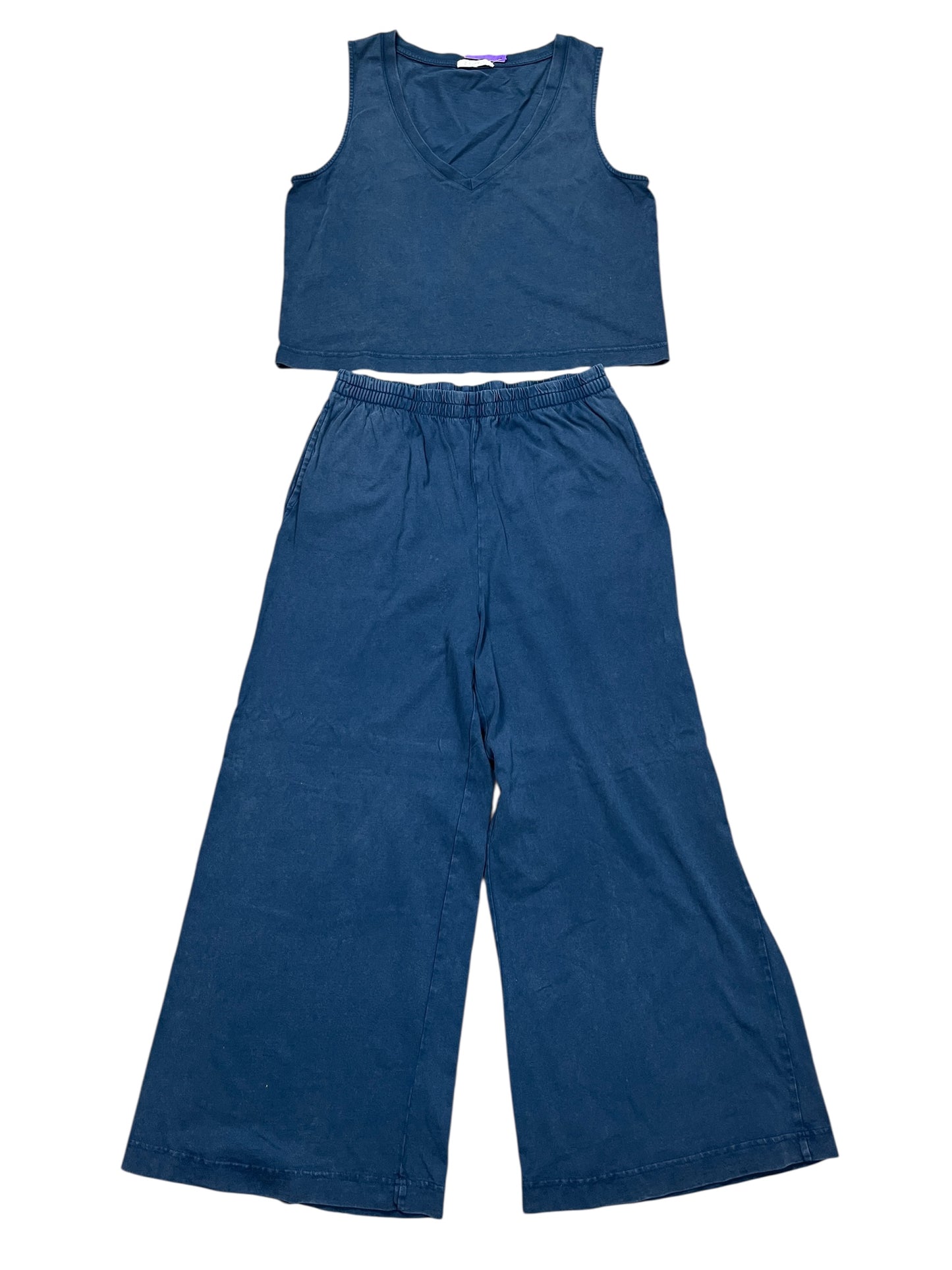 Pants Set 2Pc By Z Supply In Blue, Size:M