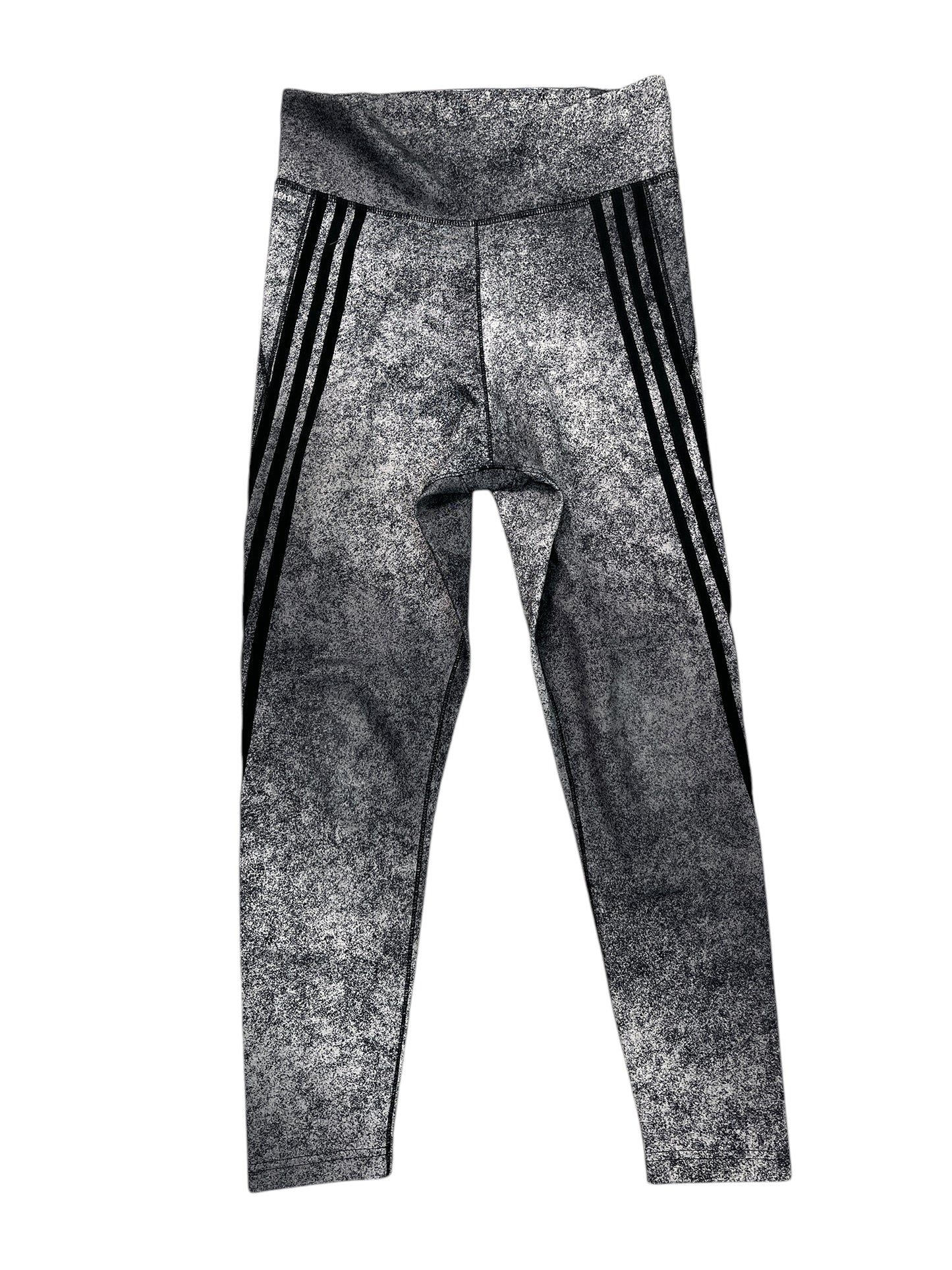 Athletic Leggings By Adidas In Grey, Size:M