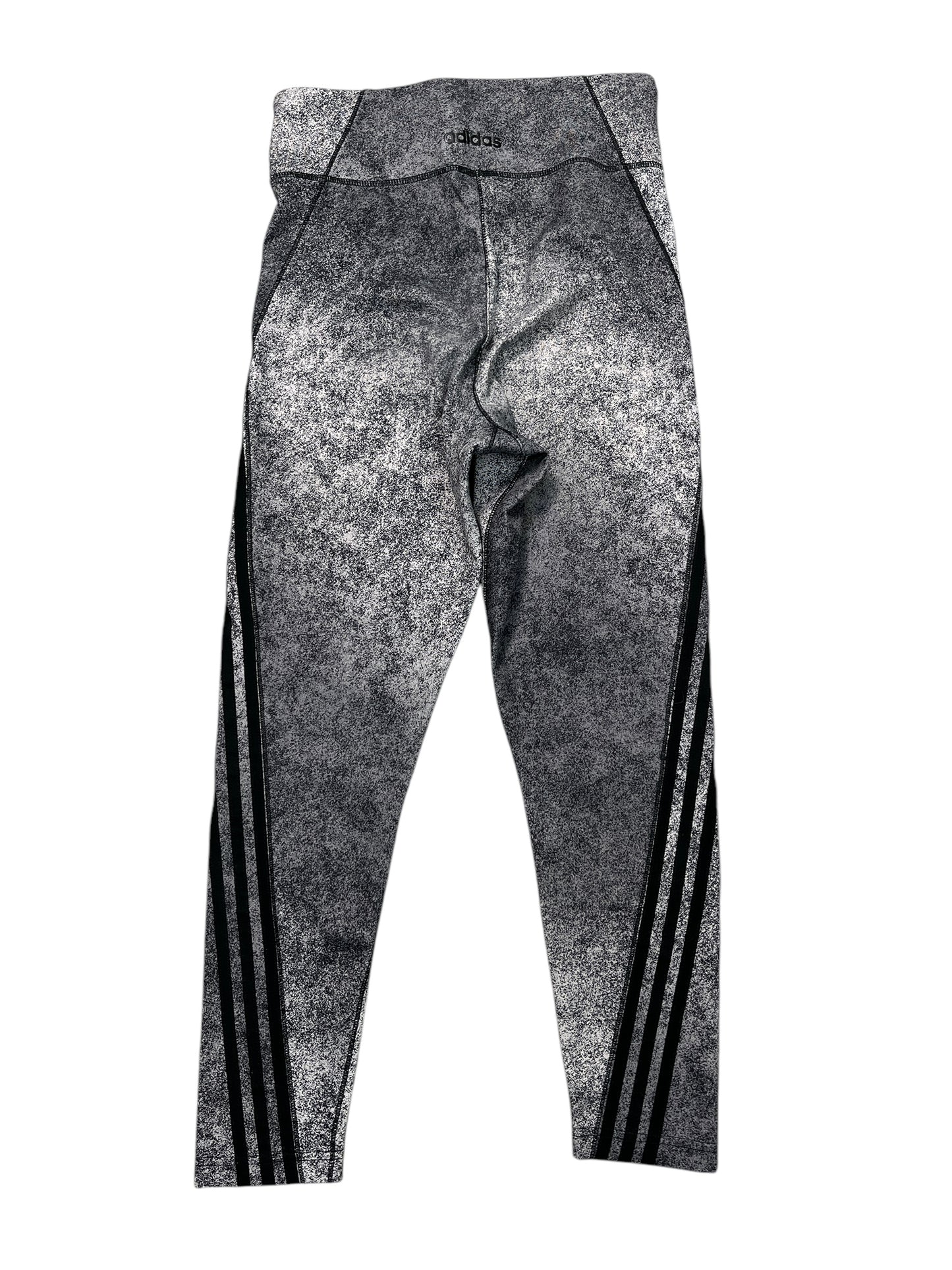 Athletic Leggings By Adidas In Grey, Size:M