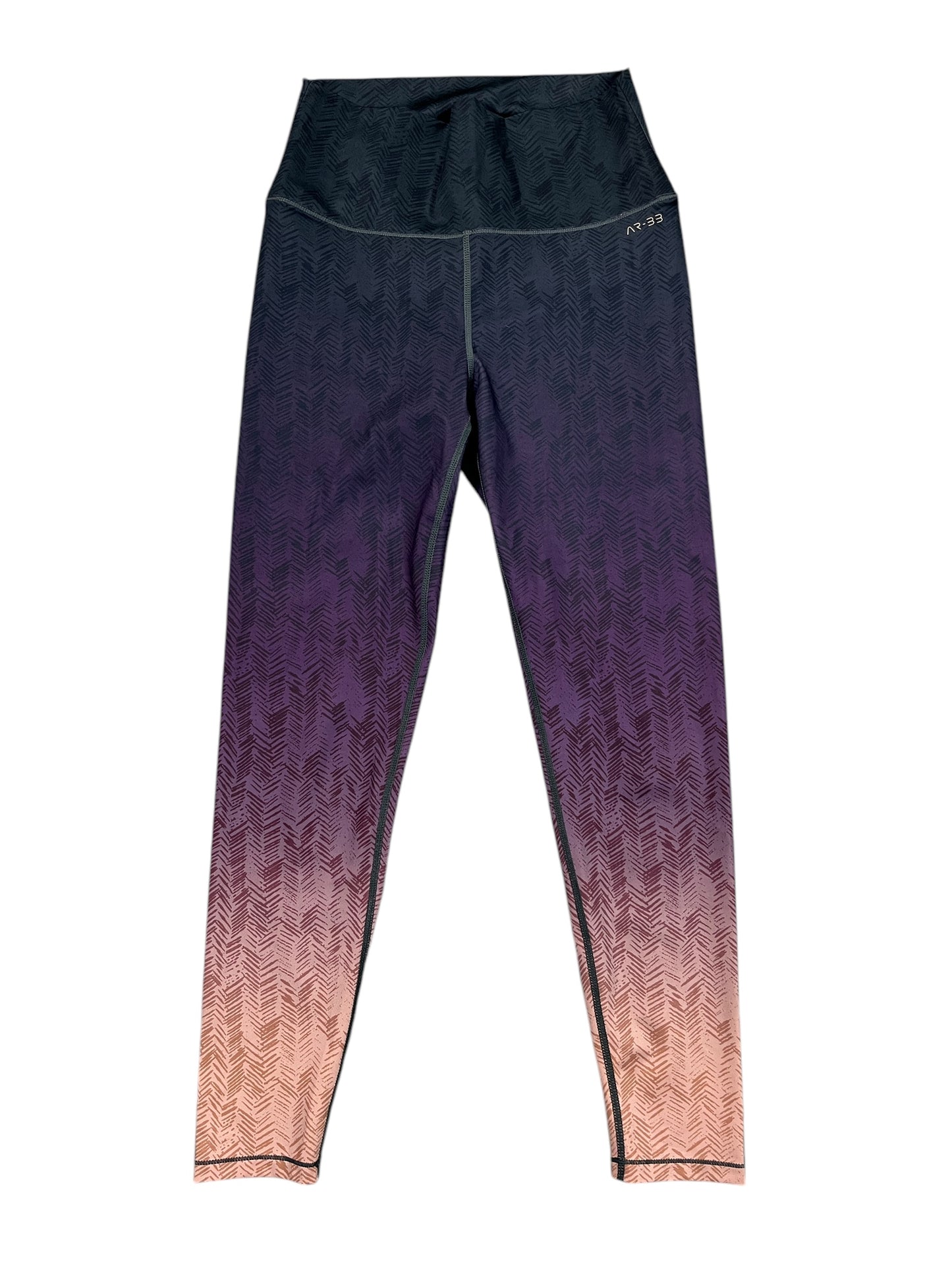 Athletic Leggings By AR-33 In Grey, Size:M