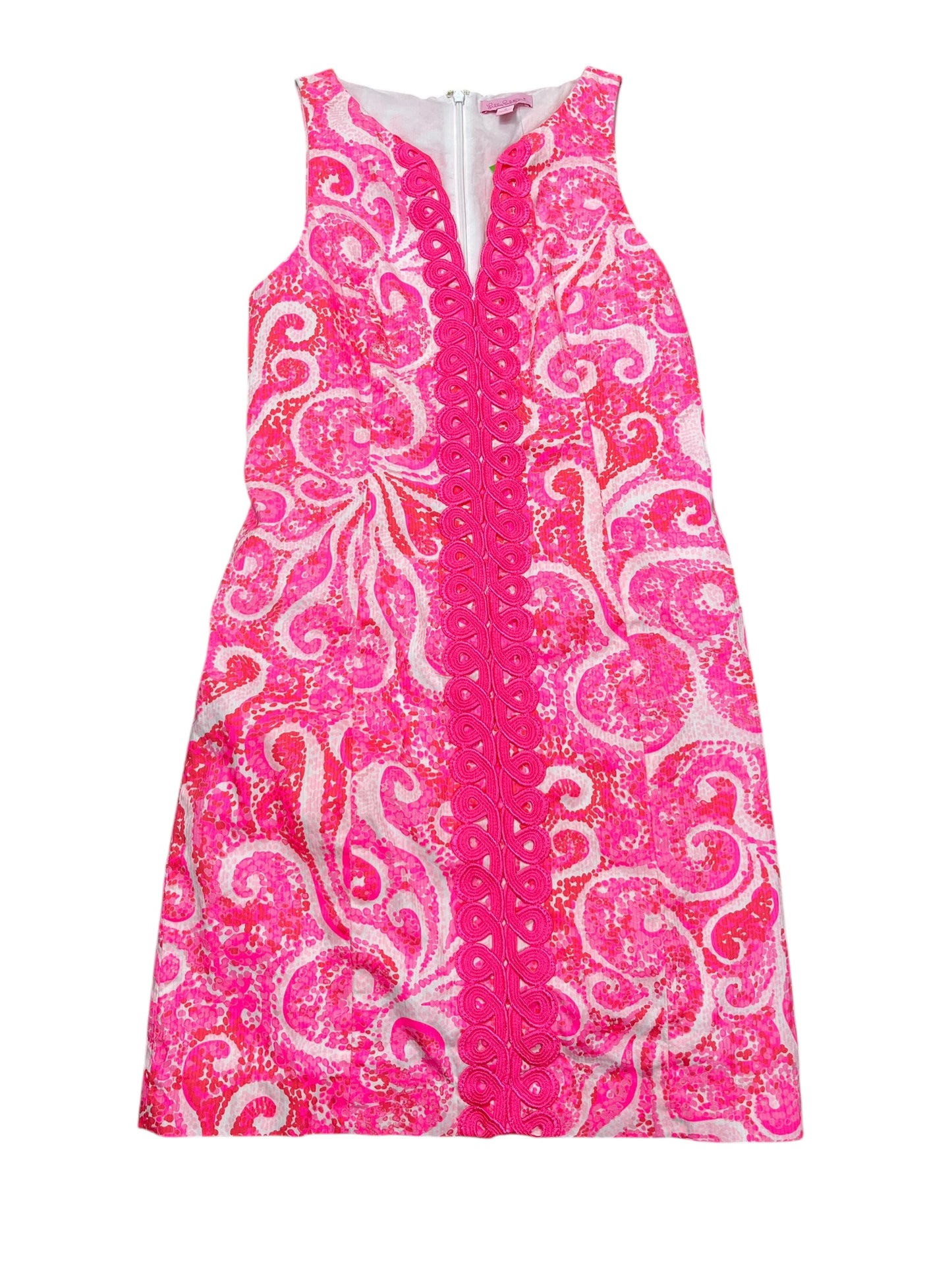 Dress Designer By Lilly Pulitzer In Pink & White, Size:Xs