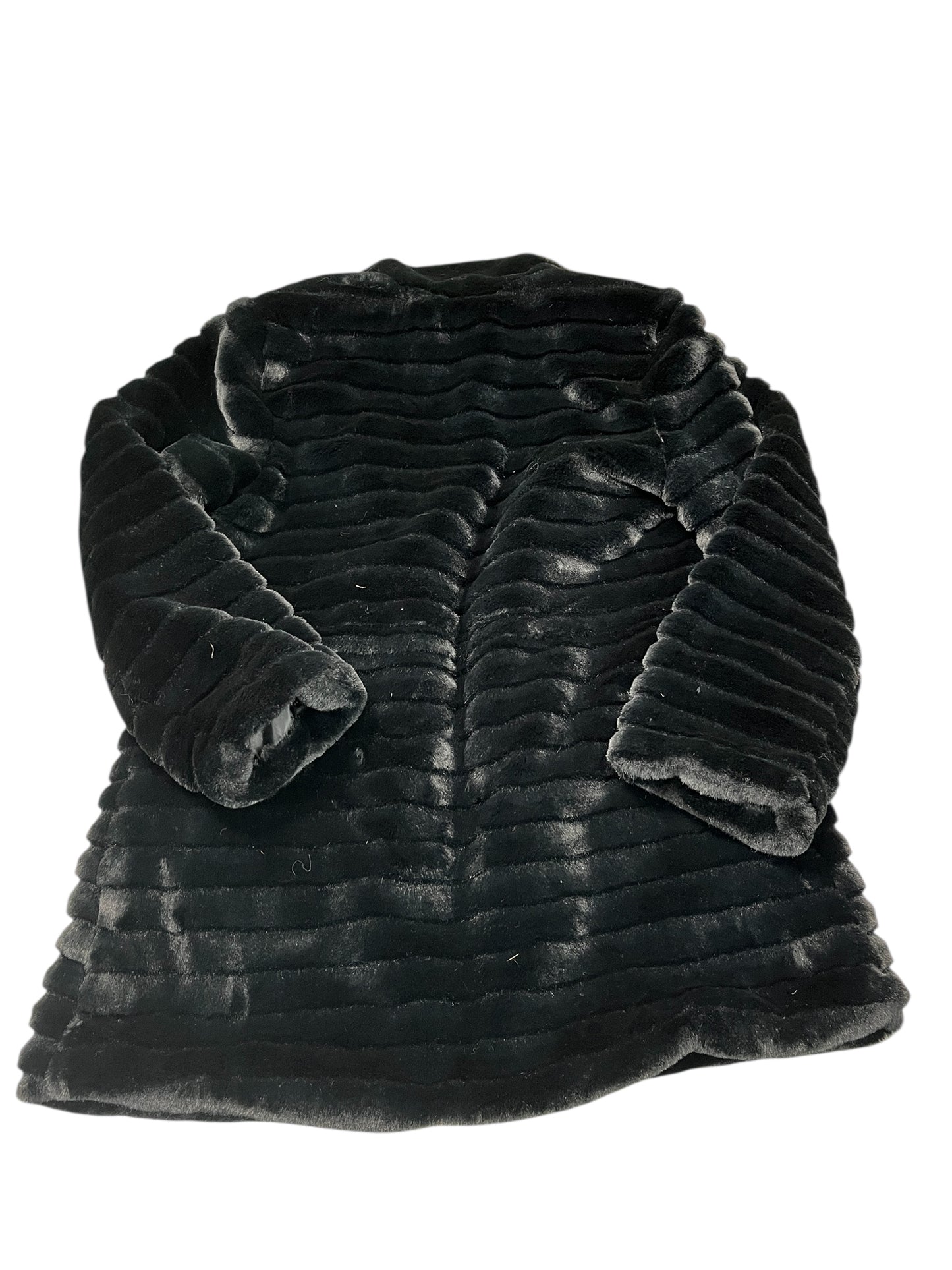 Coat Faux Fur & Sherpa By Bagatelle In Black, Size:M