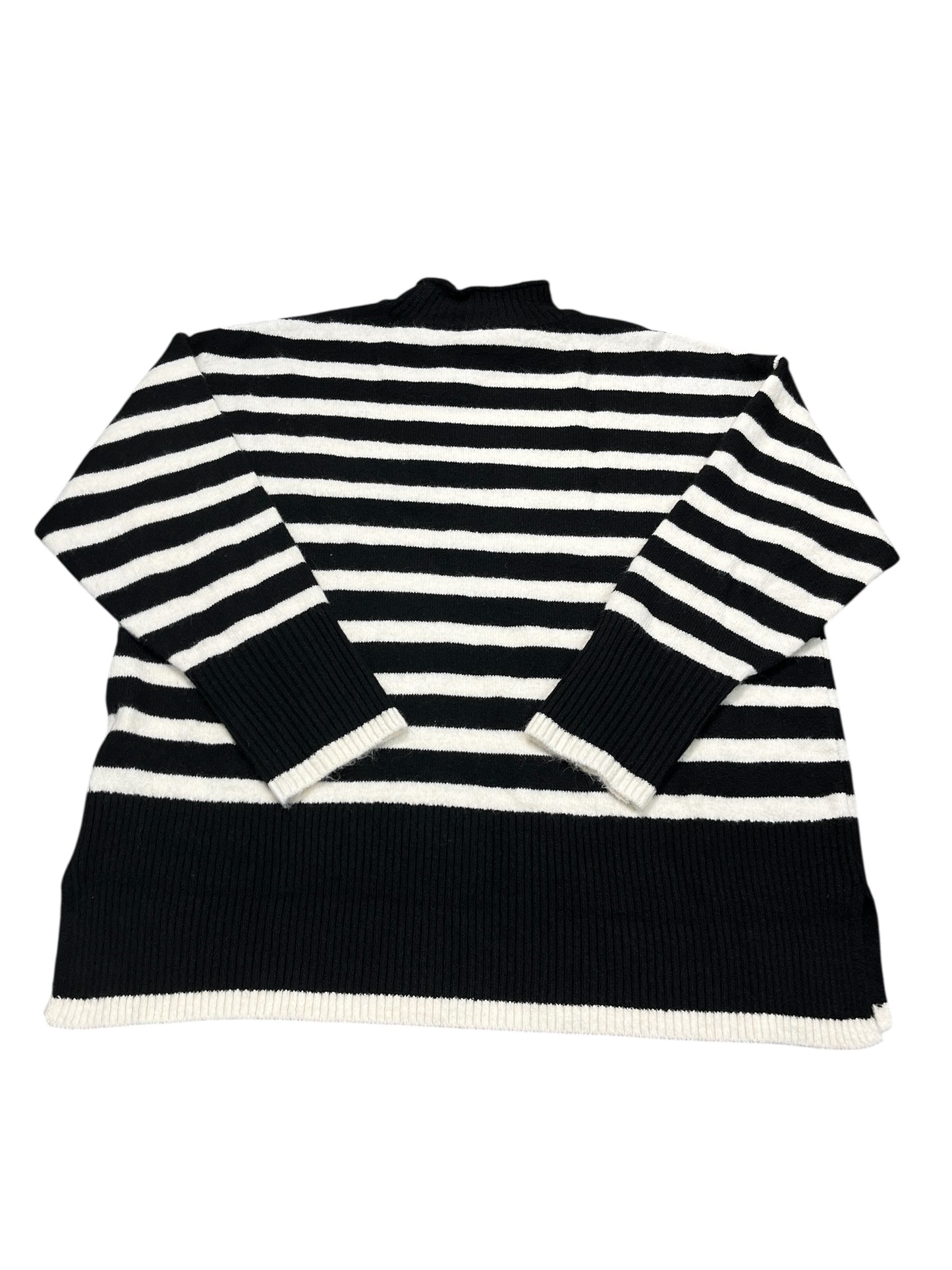 Sweater By Jones New York In Striped Pattern, Size:L
