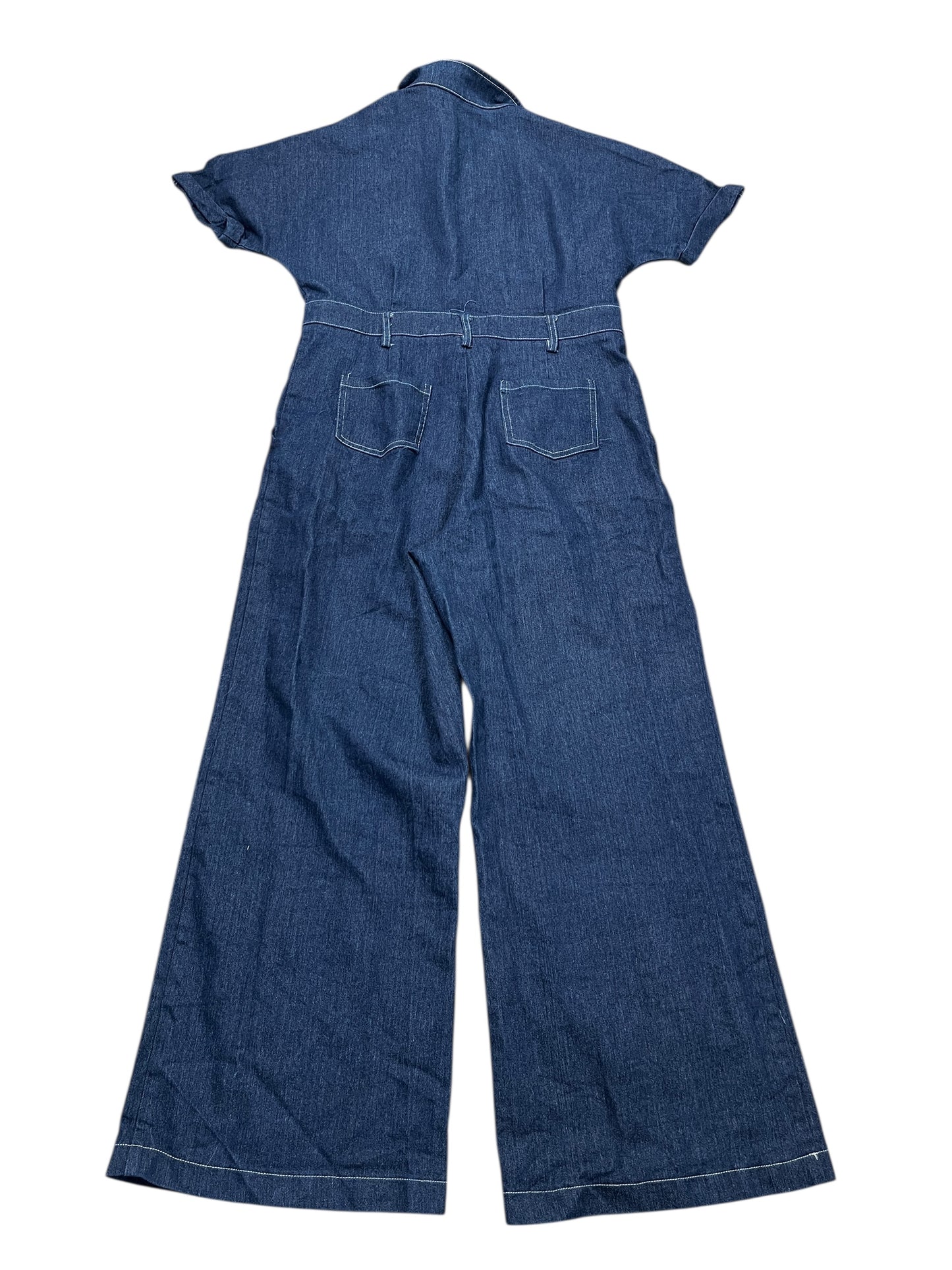 Jumpsuit By petal + pup In Blue Denim, Size:L