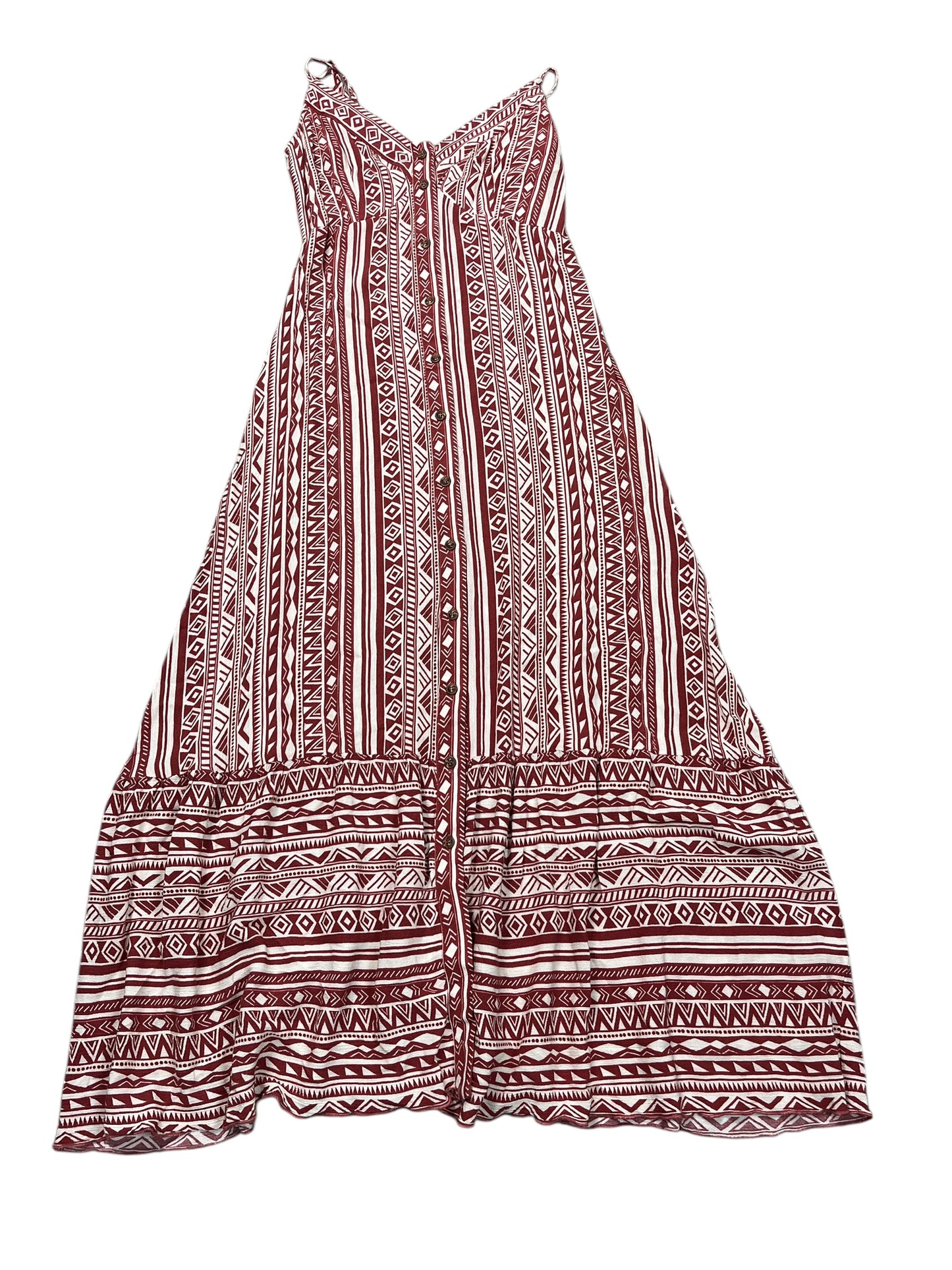 Dress Casual Maxi By Promesa In Orange, Size:S