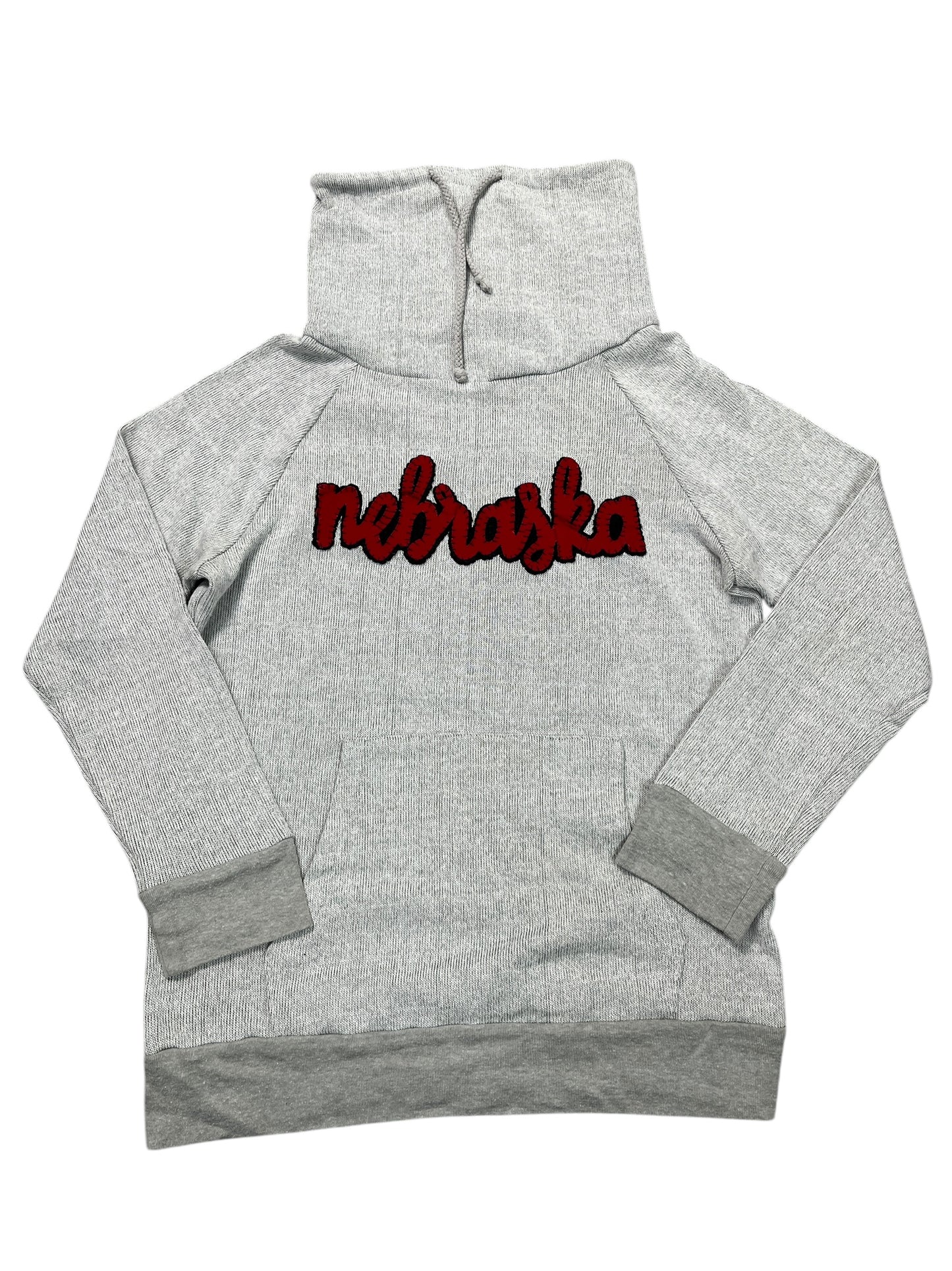 Sweatshirt Collar By MV Sport In Grey, Size:M