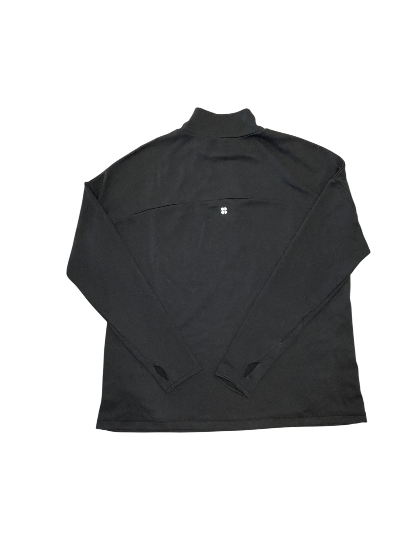 Athletic Top Ls Collar By Sweaty Betty In Black, Size:S