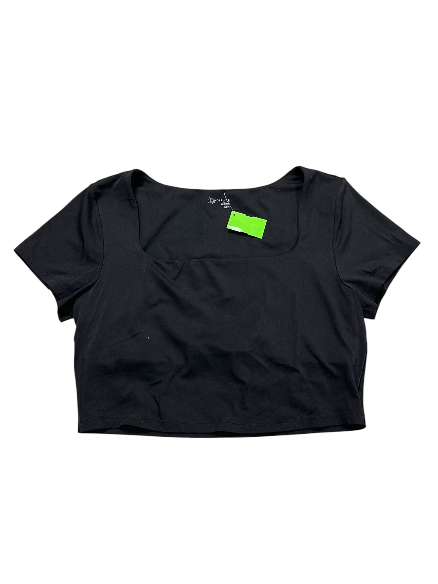 Top Ss Basic By Aerie In Black, Size:Xl